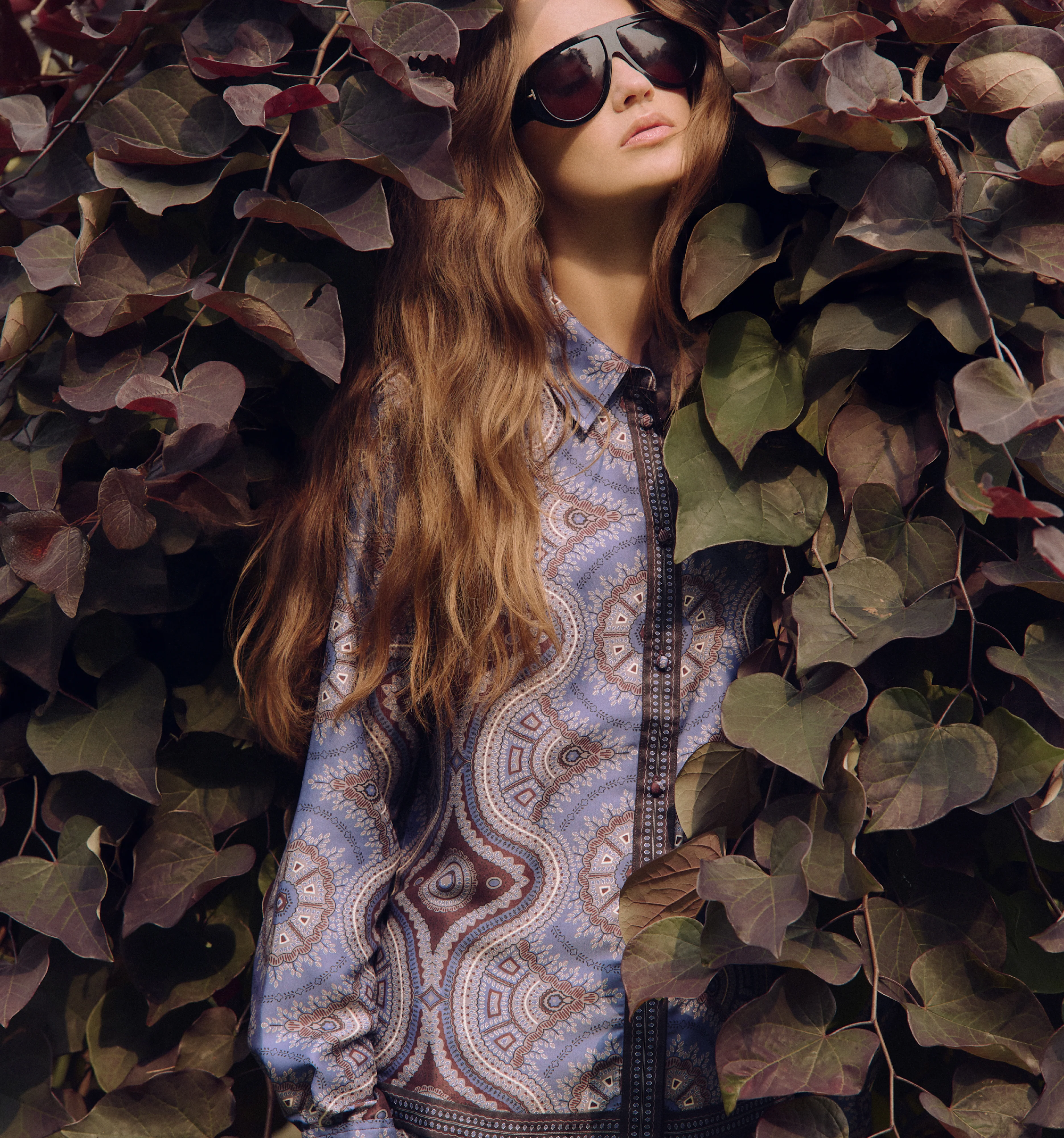 The Liv Top - Brown Cobalt Medallion - Image 2