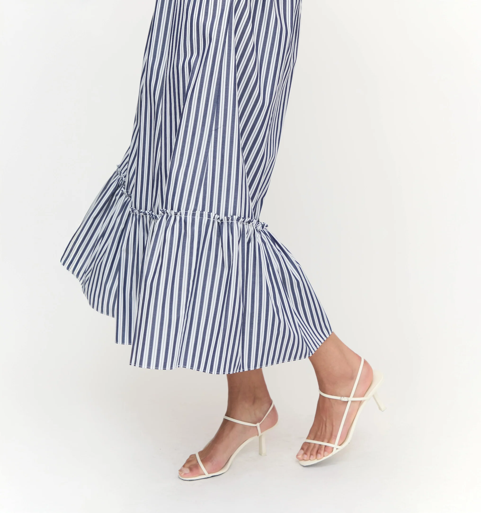 The Louisa Nap Dress - Navy Stripe - Image 5