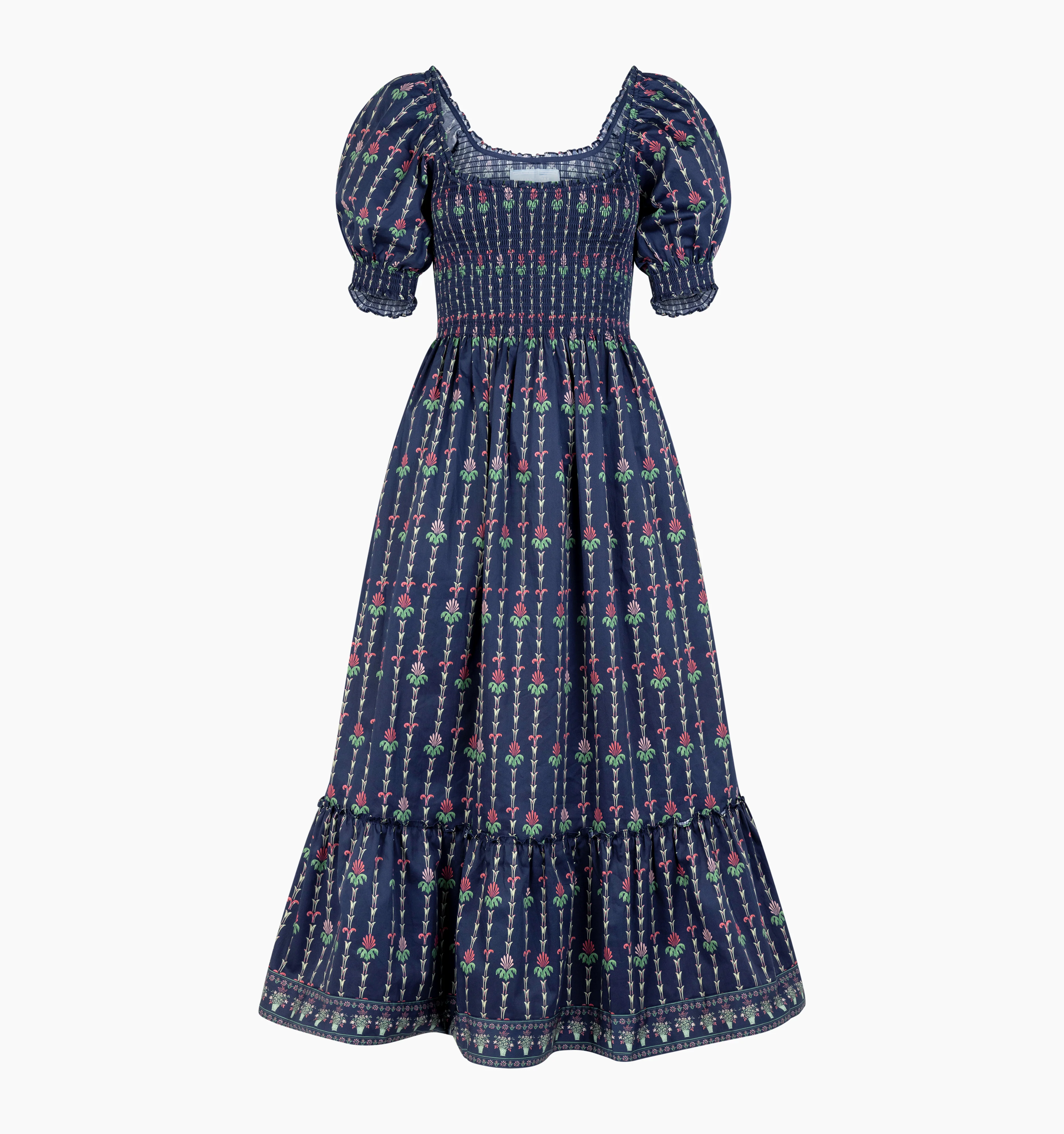 The Louisa Nap Dress - Navy Trailing Fern - Image 6
