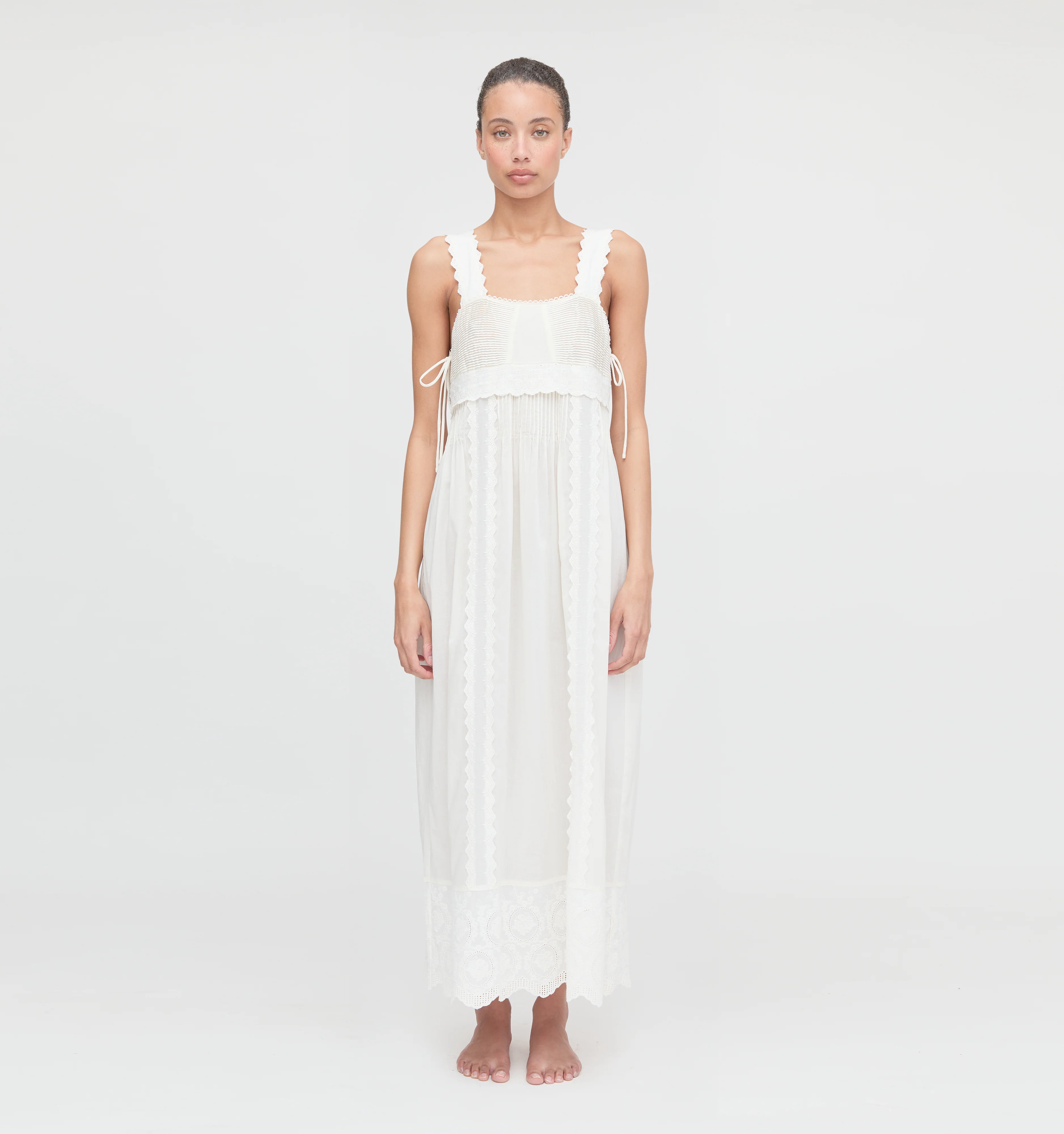 The Lux Nightgown - Soft Ivory