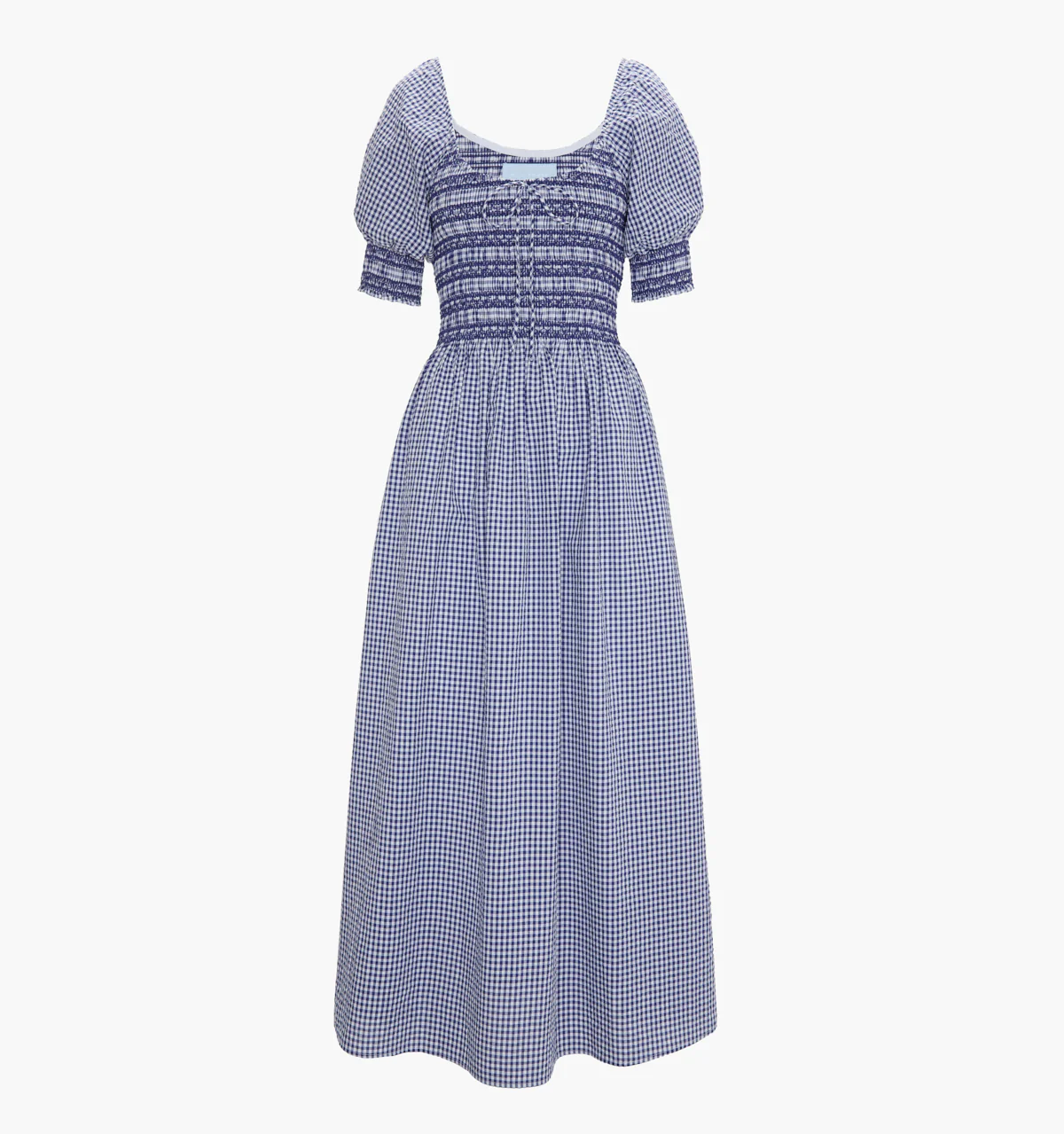 The Madeline Nap Dress - Navy Gingham - Image 6