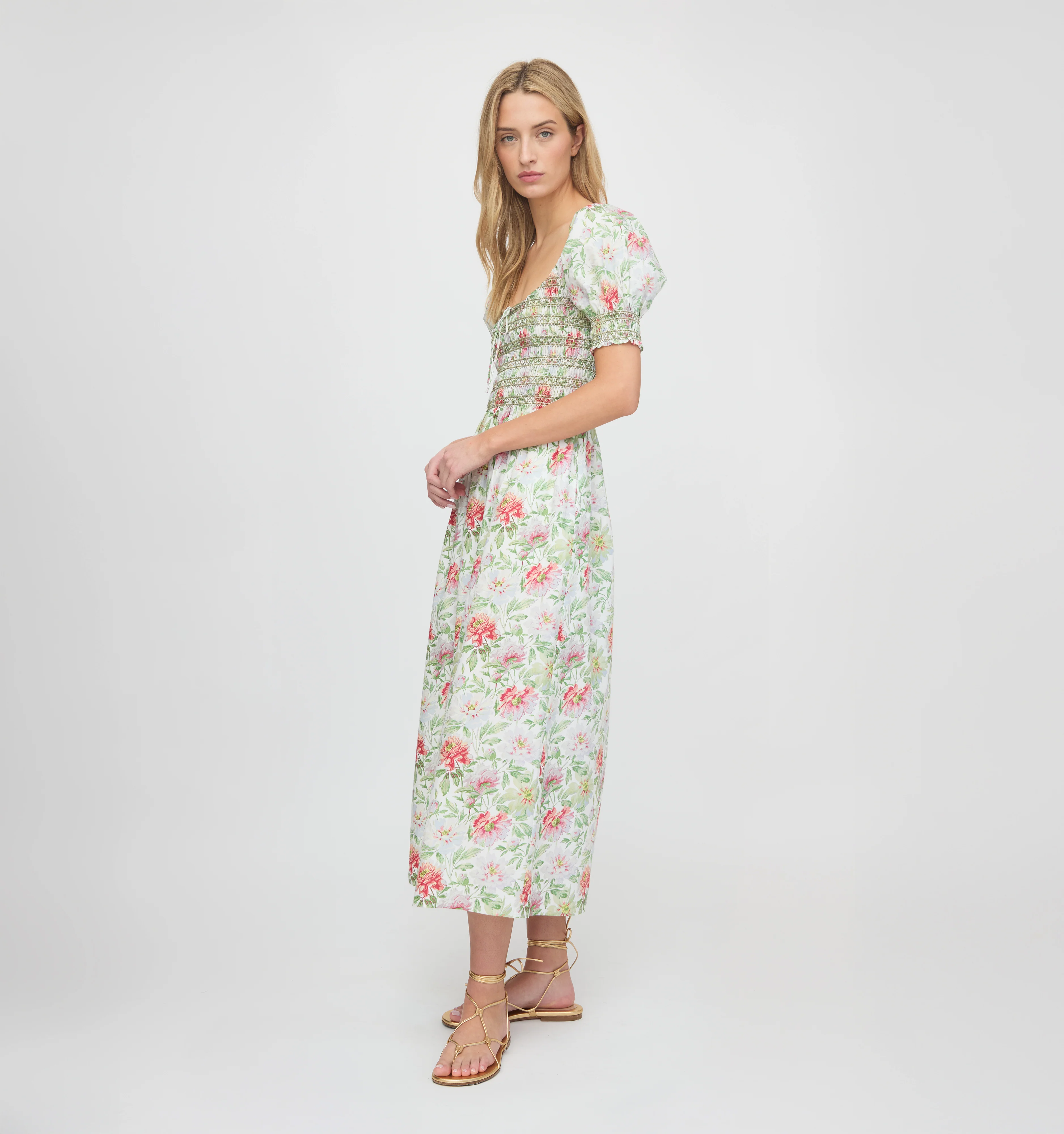 The Madeline Nap Dress - Peony Chintz - Image 4