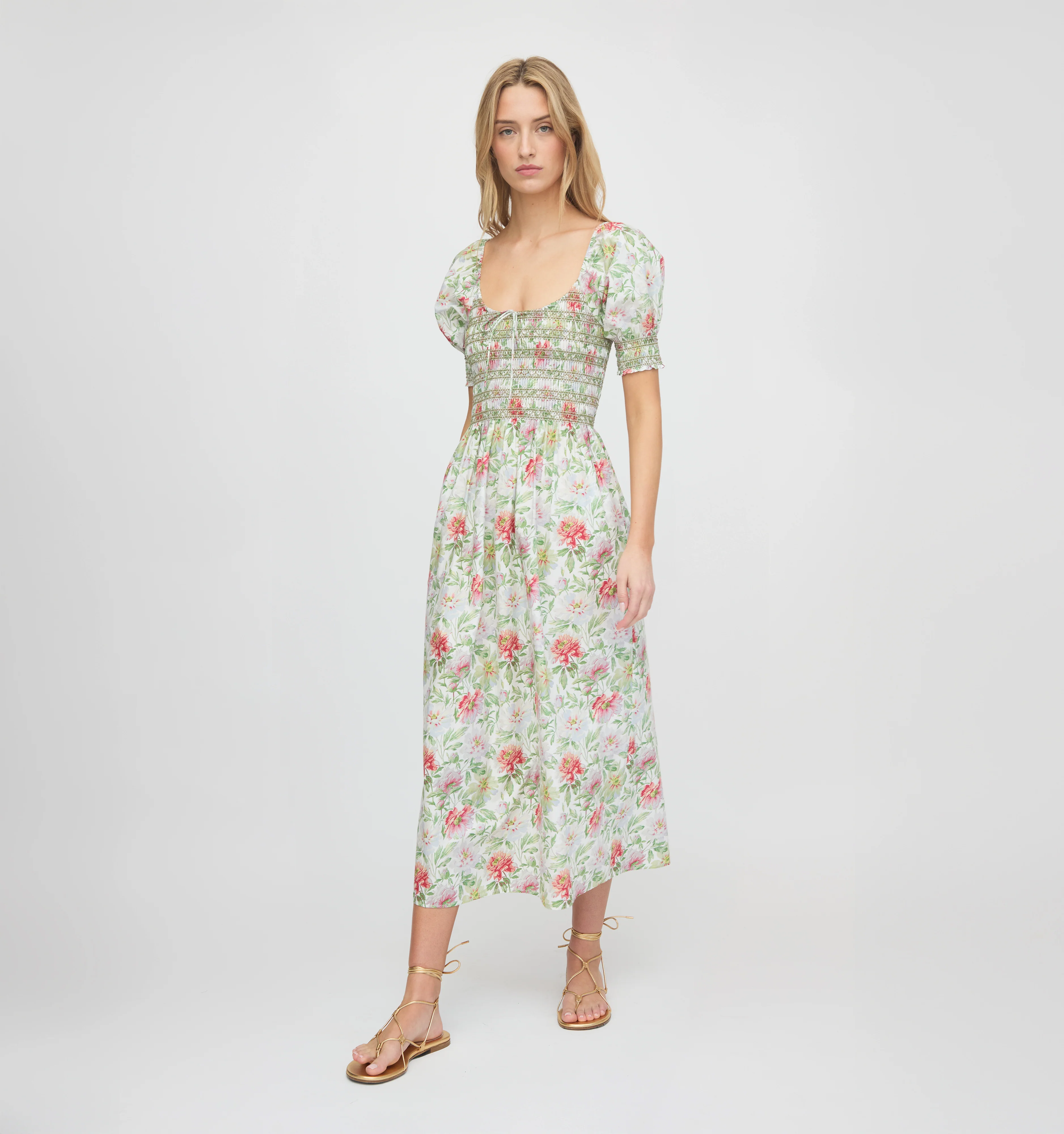 The Madeline Nap Dress - Peony Chintz - Image 5