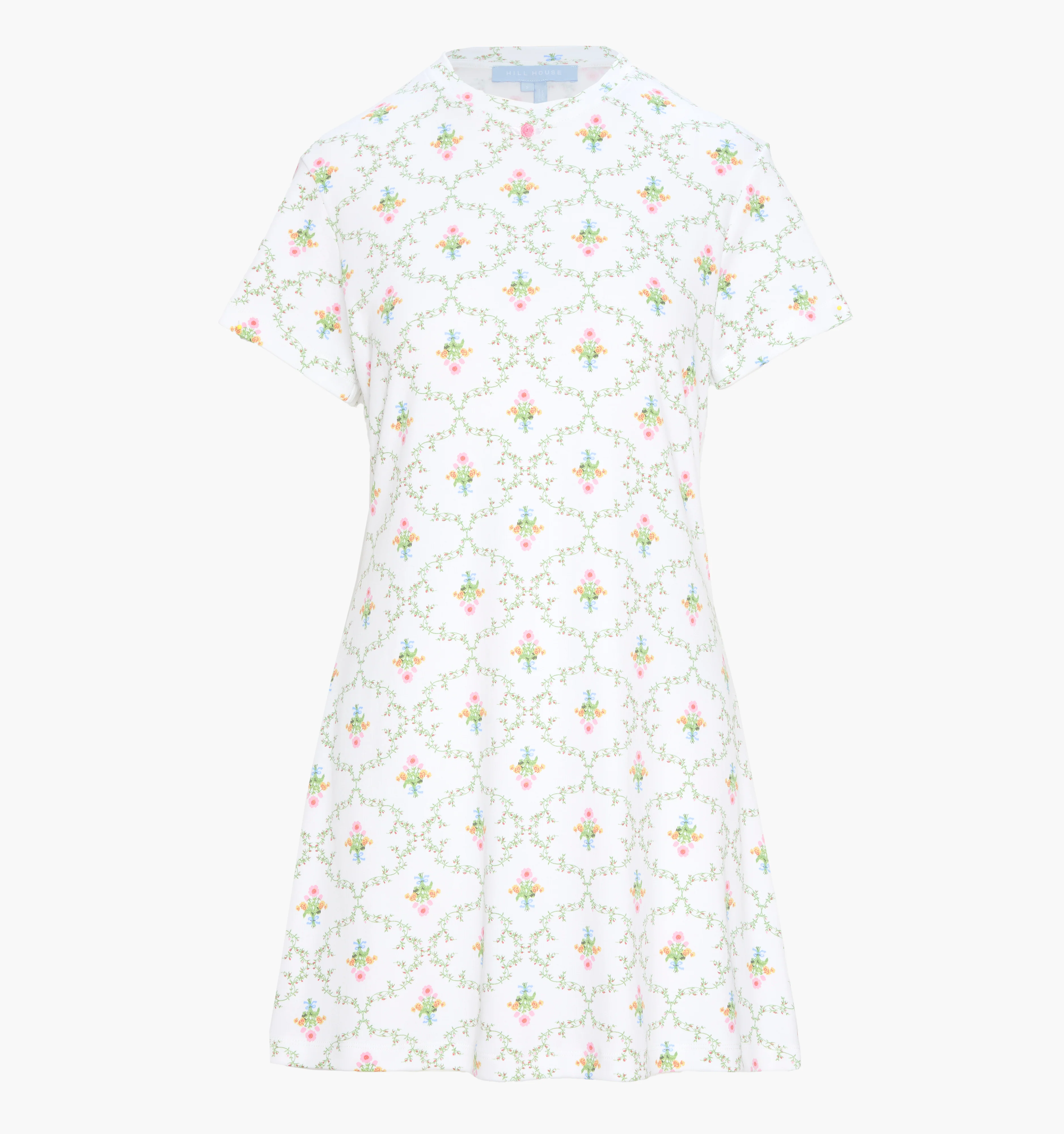 The Maggie Nightgown - Pastel Trellis - Image 8
