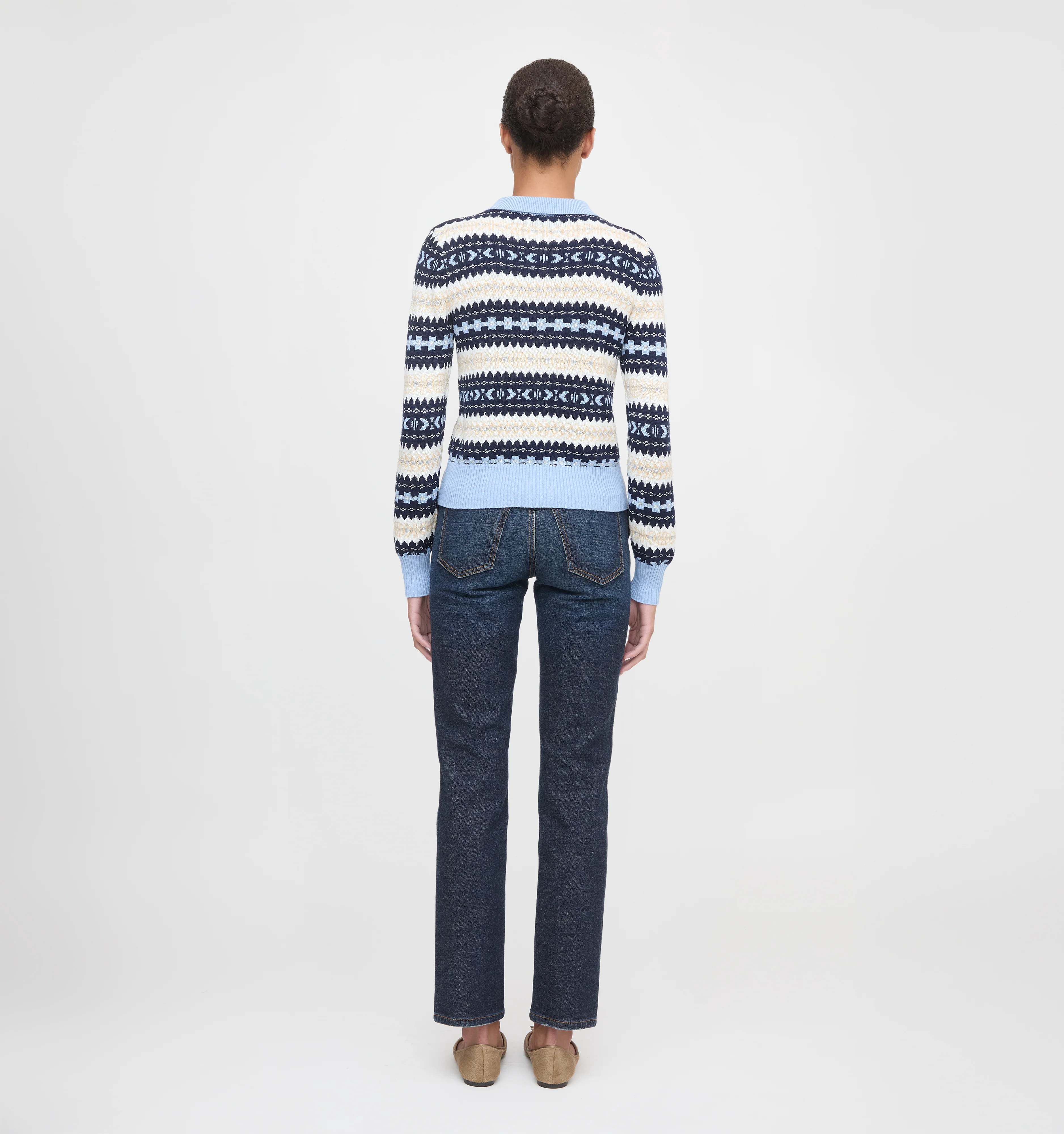 The Mairead Cardigan - Blue Multi - Image 5