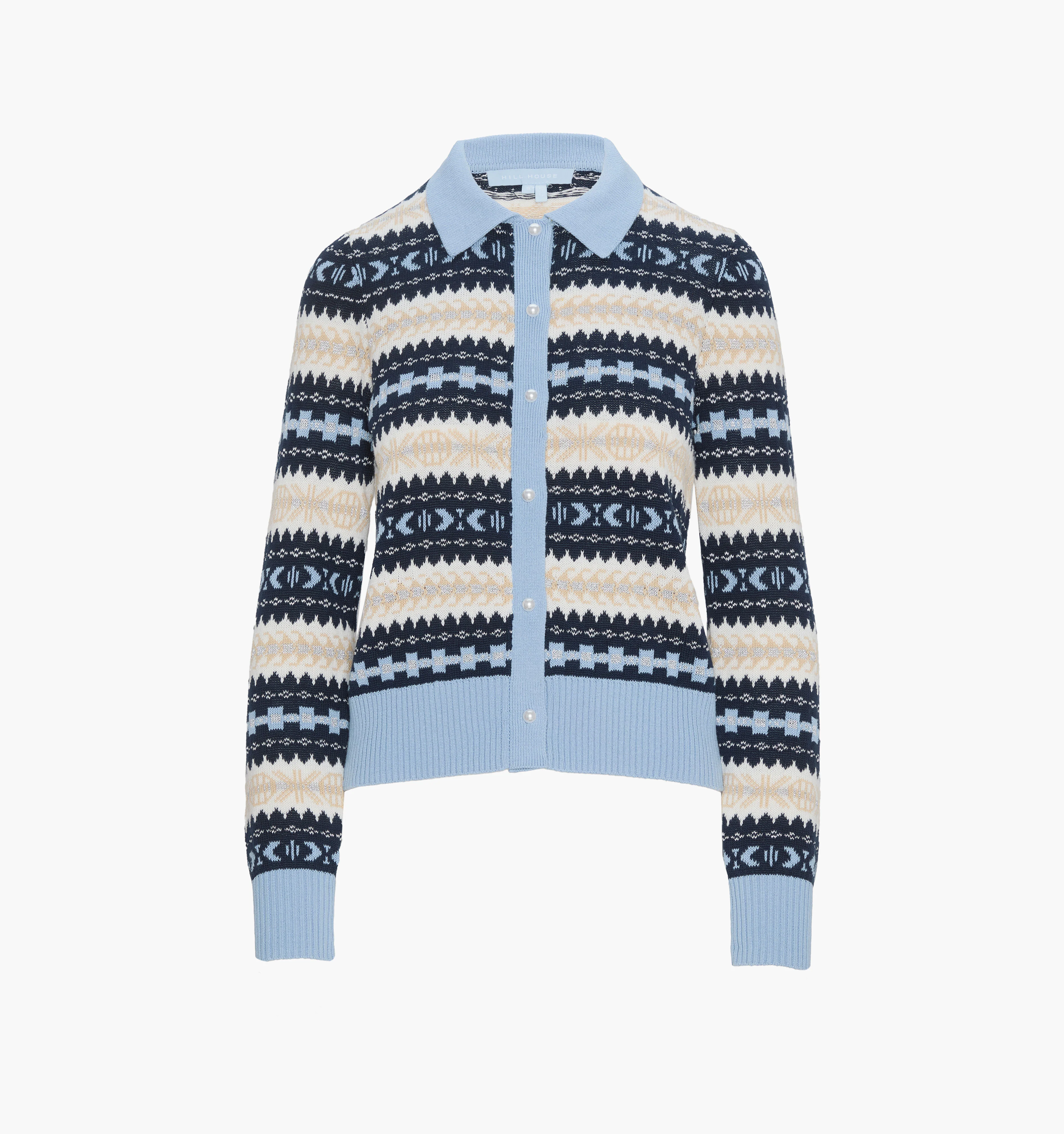 The Mairead Cardigan - Blue Multi - Image 6