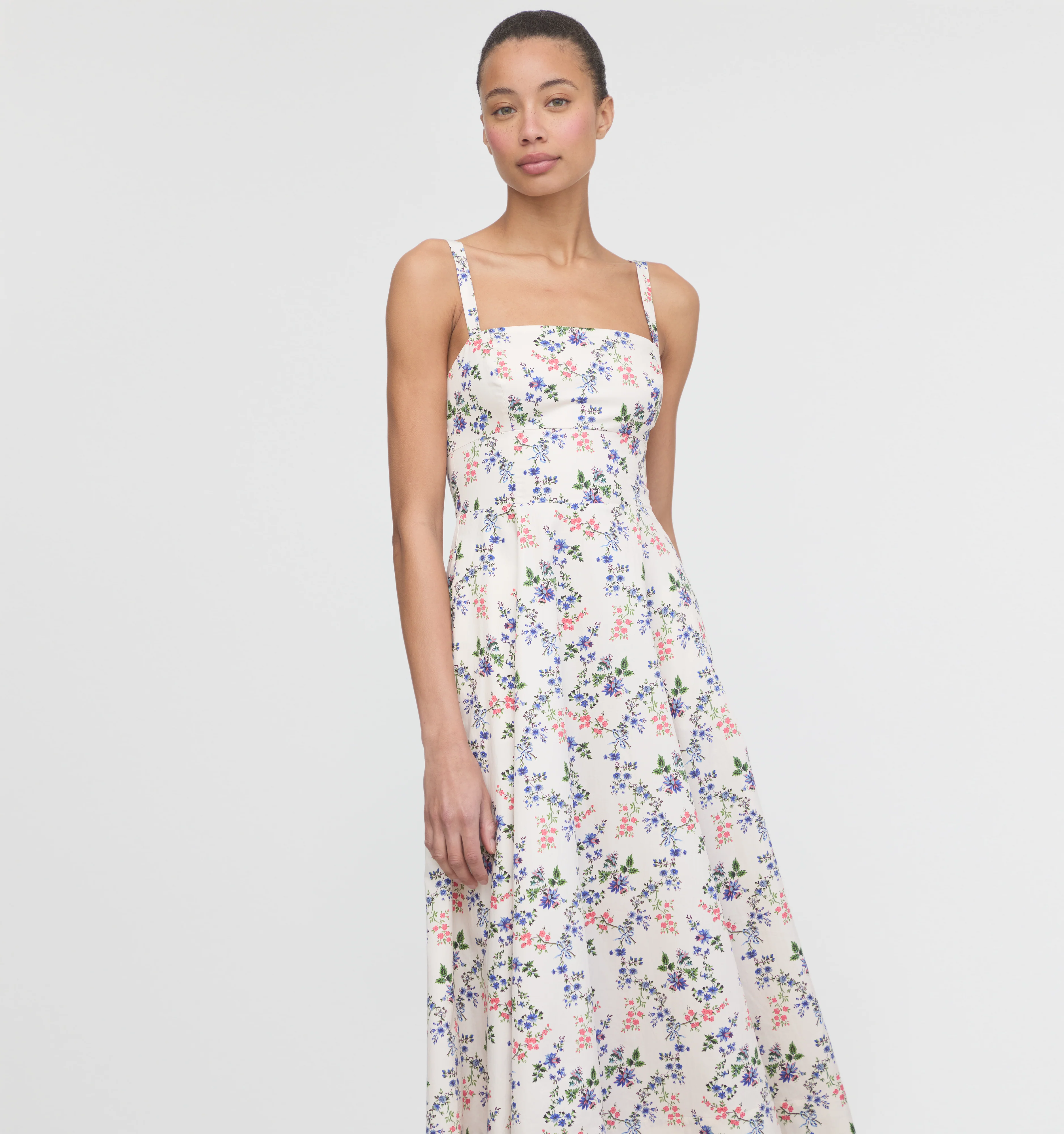 The Margot Dress - Pink Scallop Bow Chintz - Image 3