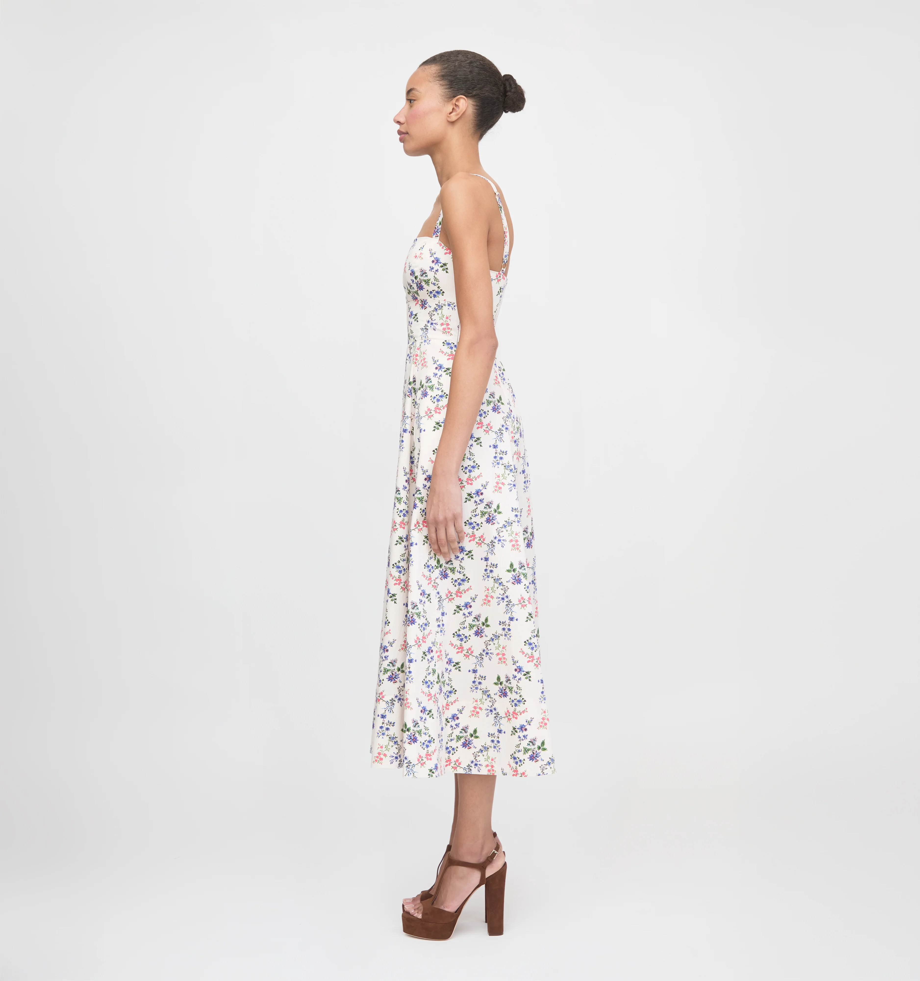 The Margot Dress - Pink Scallop Bow Chintz - Image 4