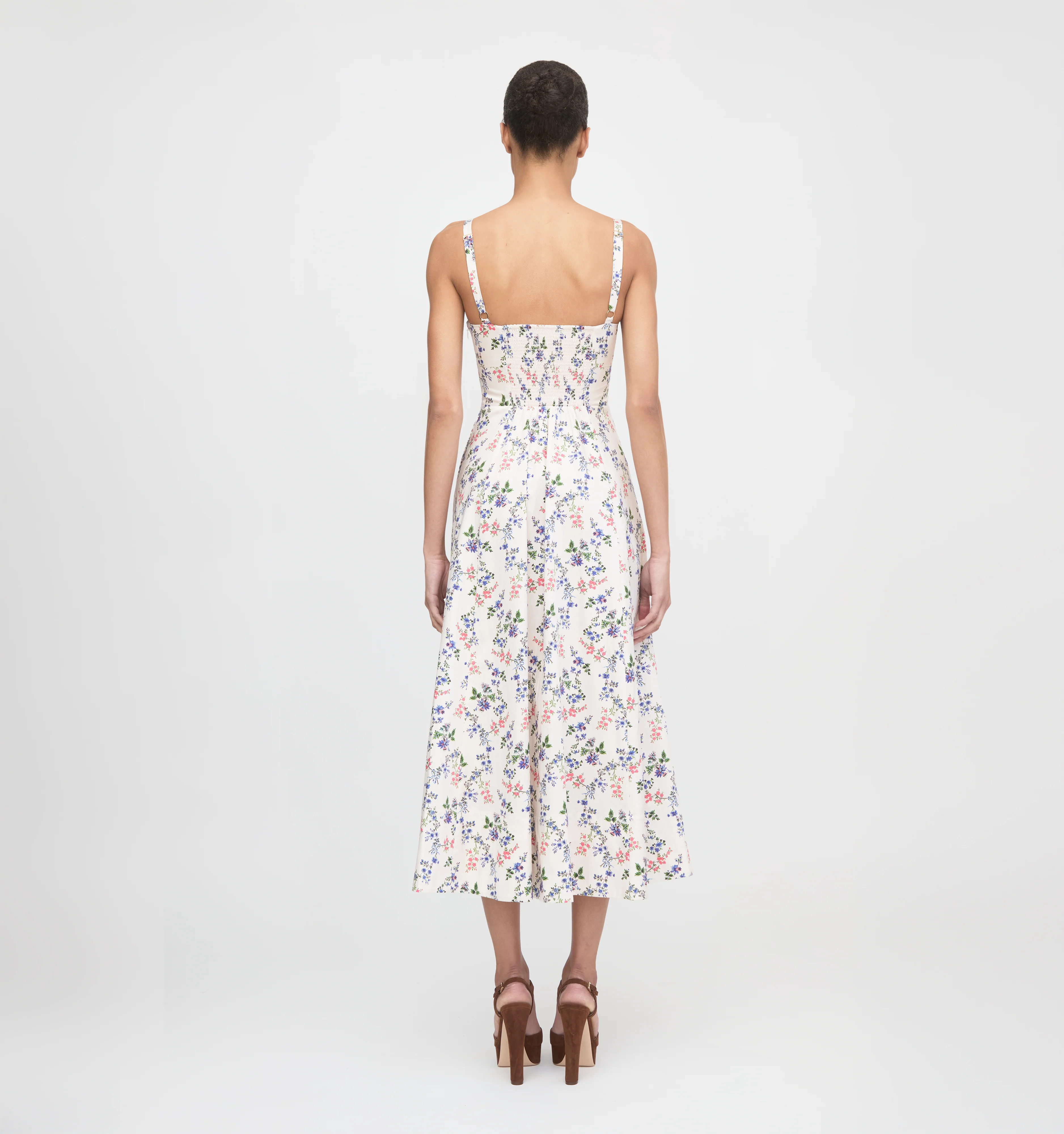 The Margot Dress - Pink Scallop Bow Chintz - Image 5