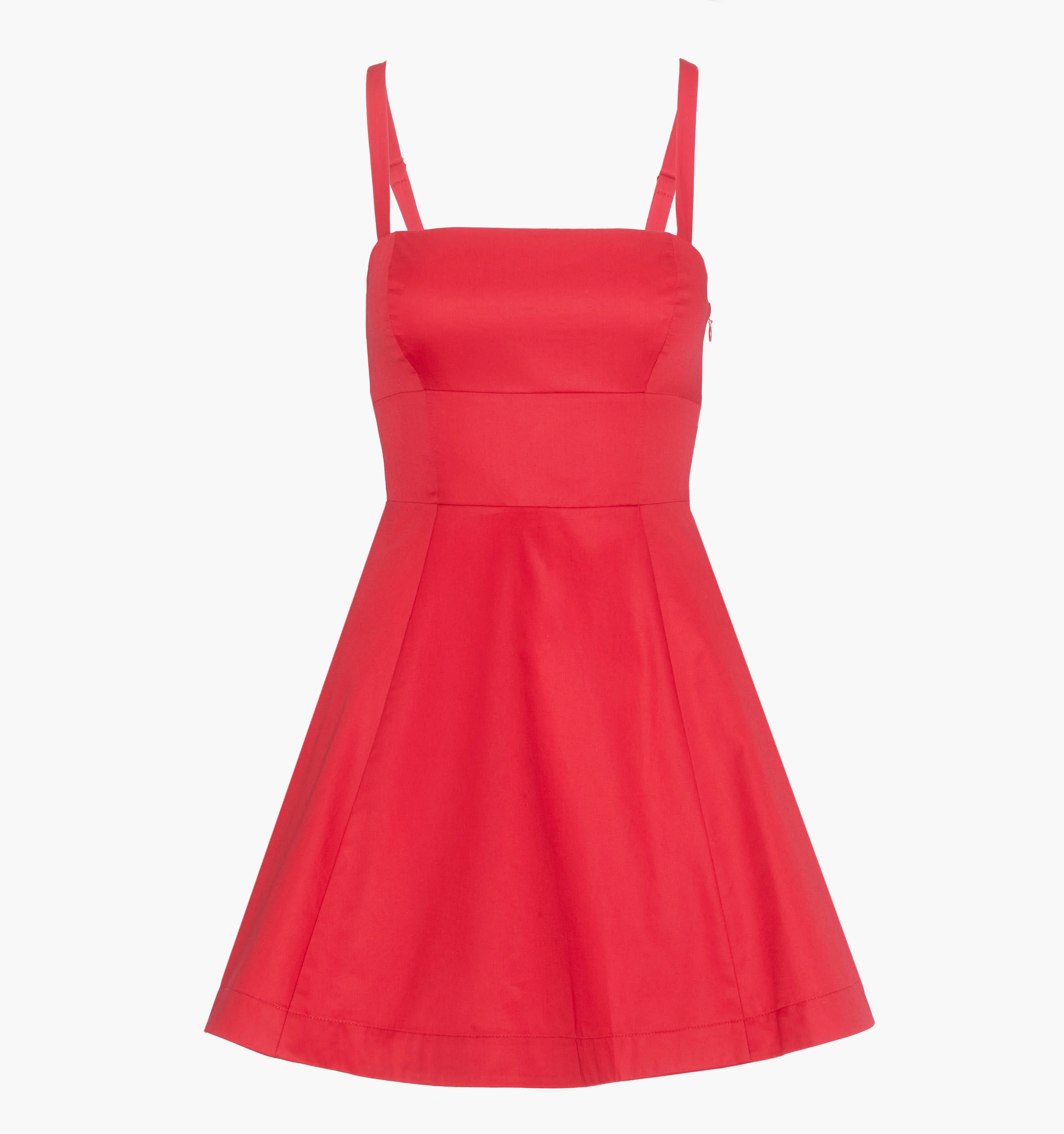 The Margot Mini Dress - Red - Image 4