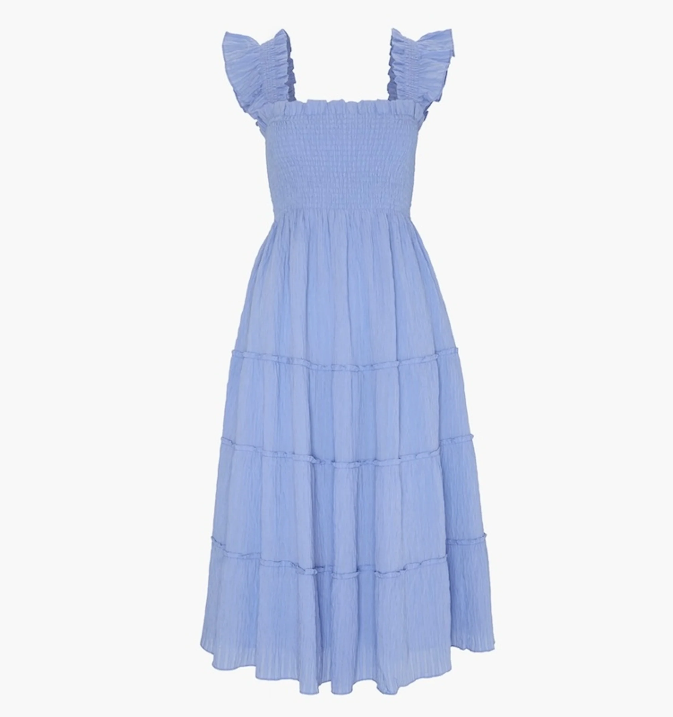 The Maternity Ellie Nap Dress - Bluebird - Image 3