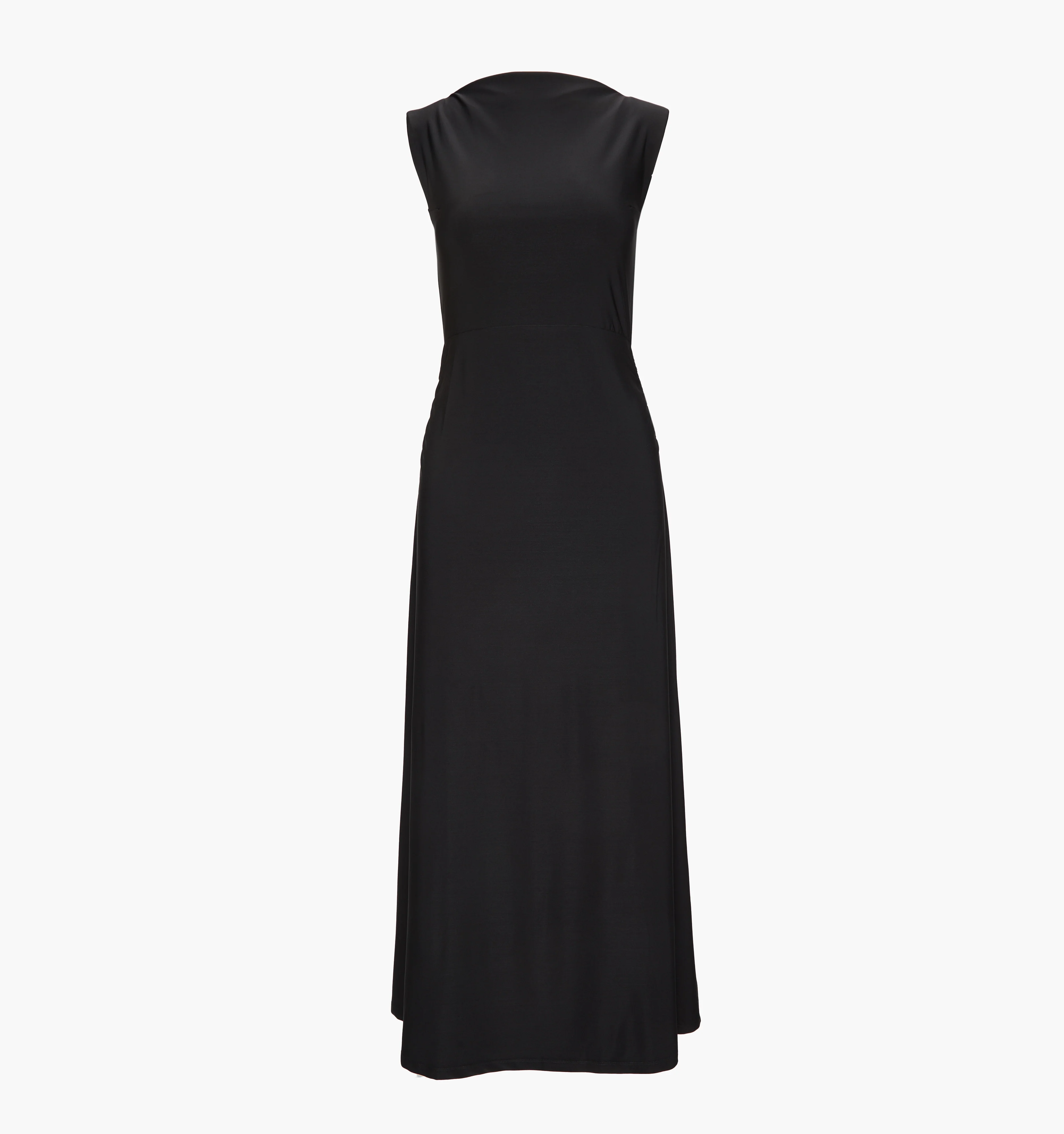 The Sloane Dress - Black Jersey - Image 5
