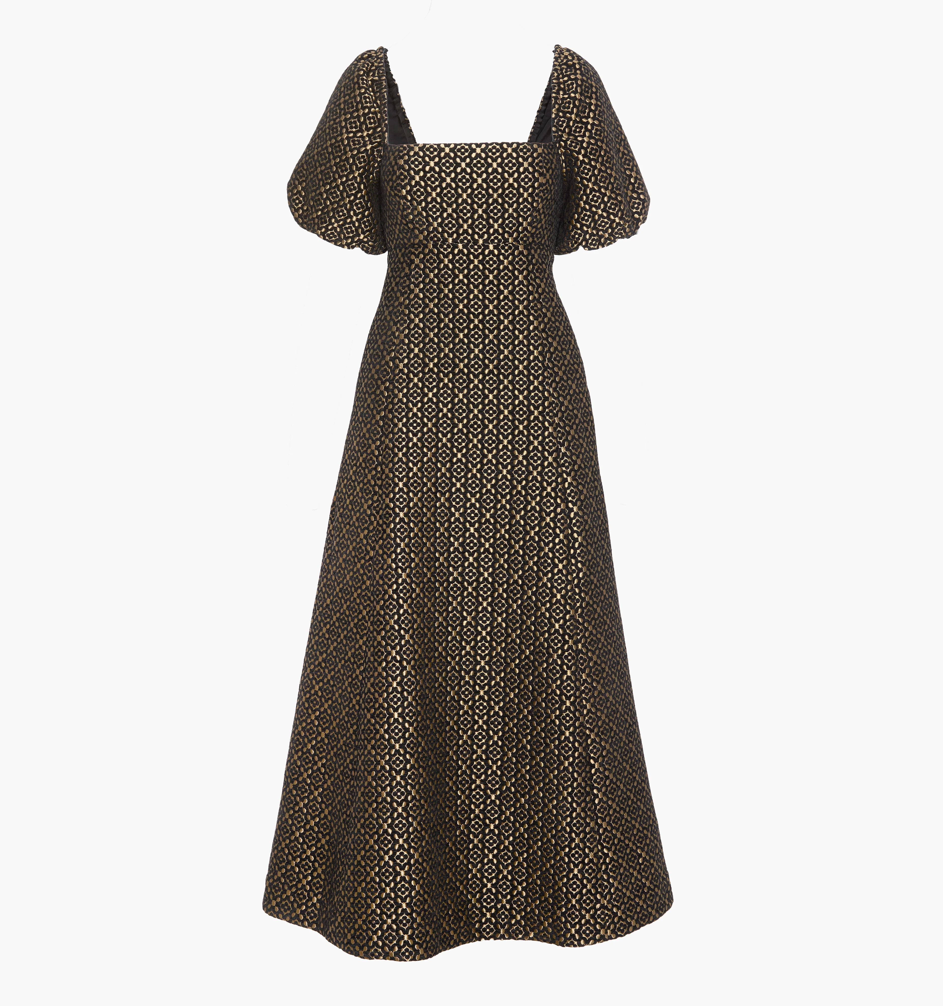 The Matilda Dress - Metallic Brocade - Image 7