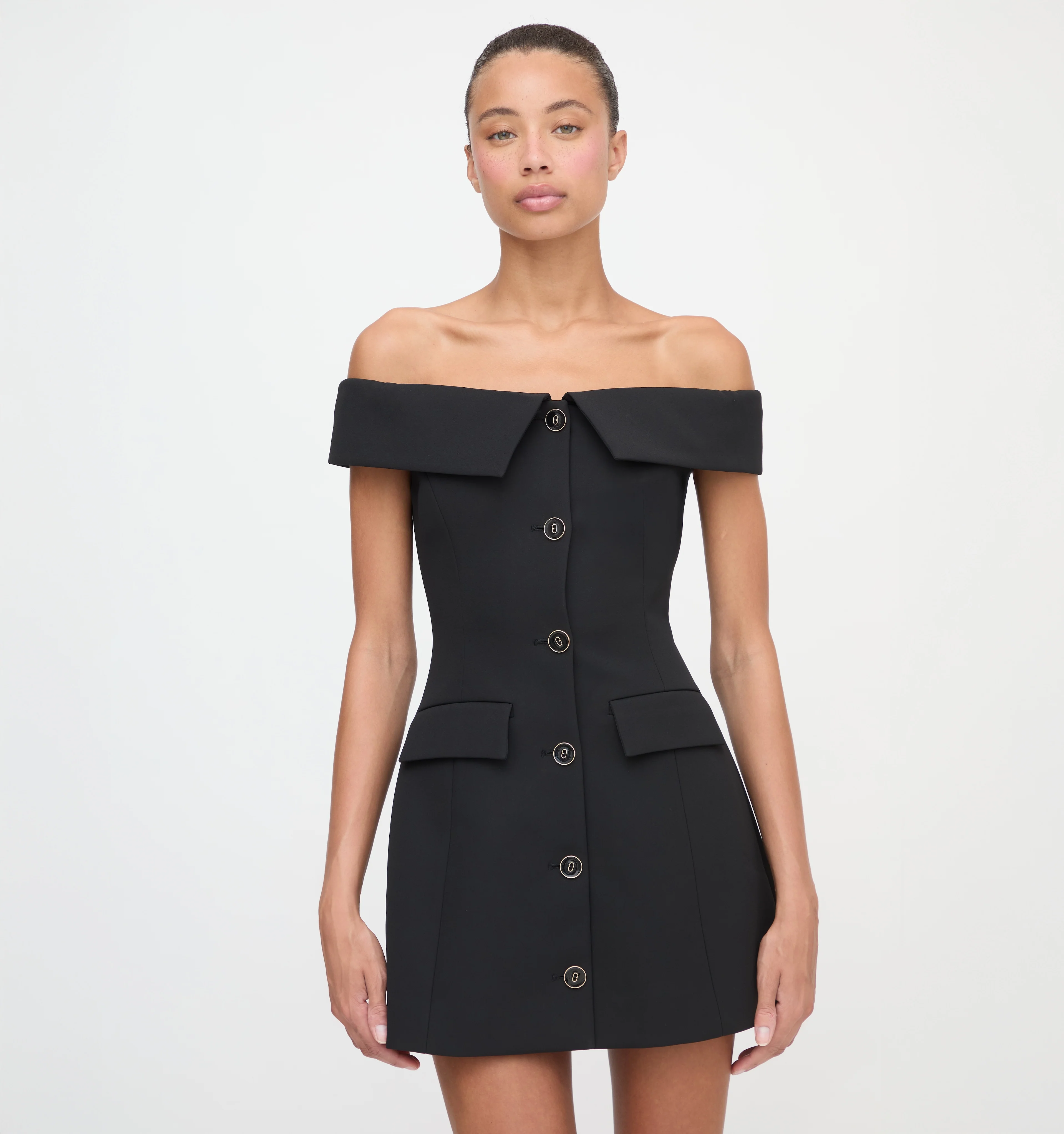 The Mattia Dress - Black - Image 3