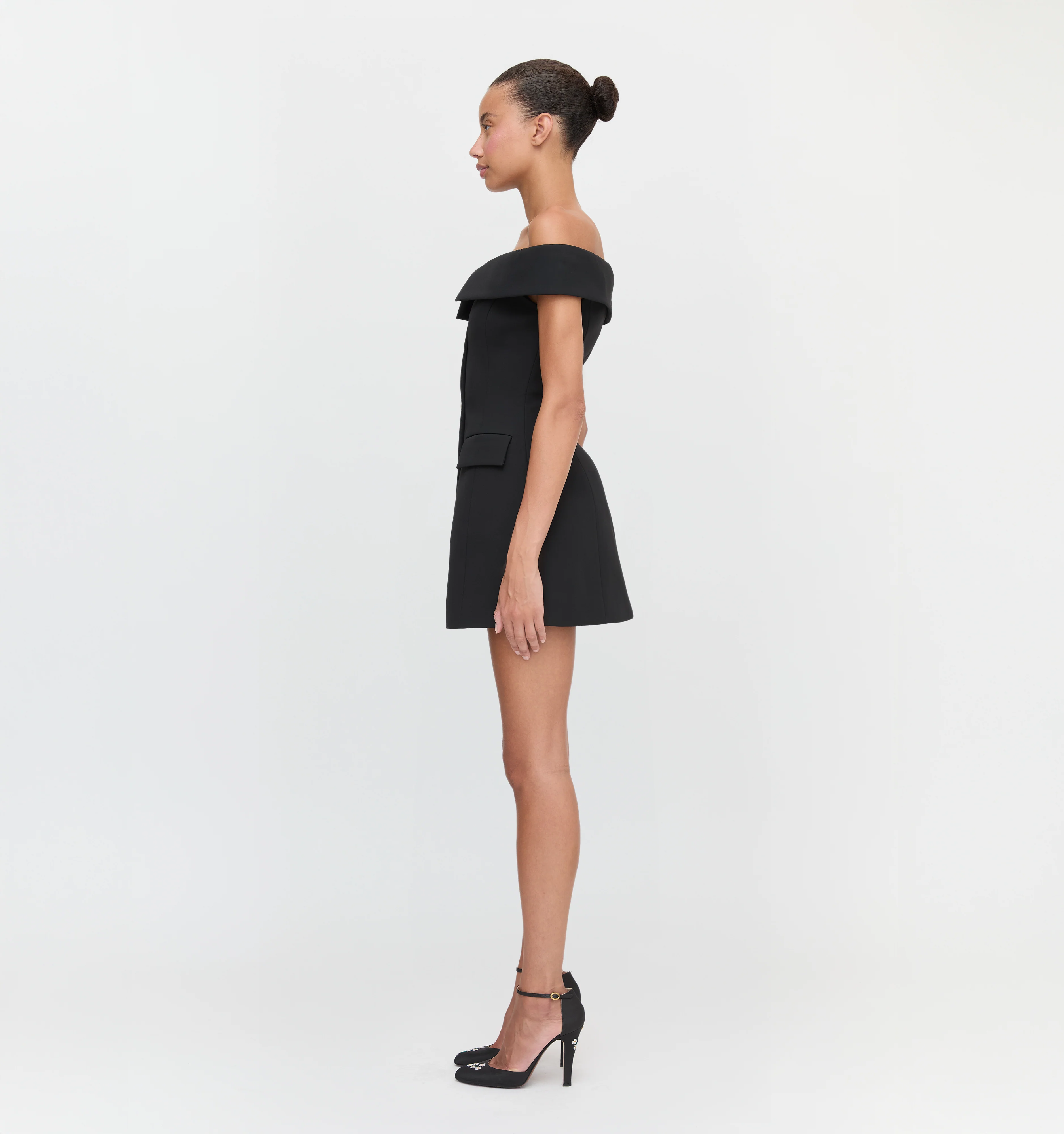 The Mattia Dress - Black - Image 4
