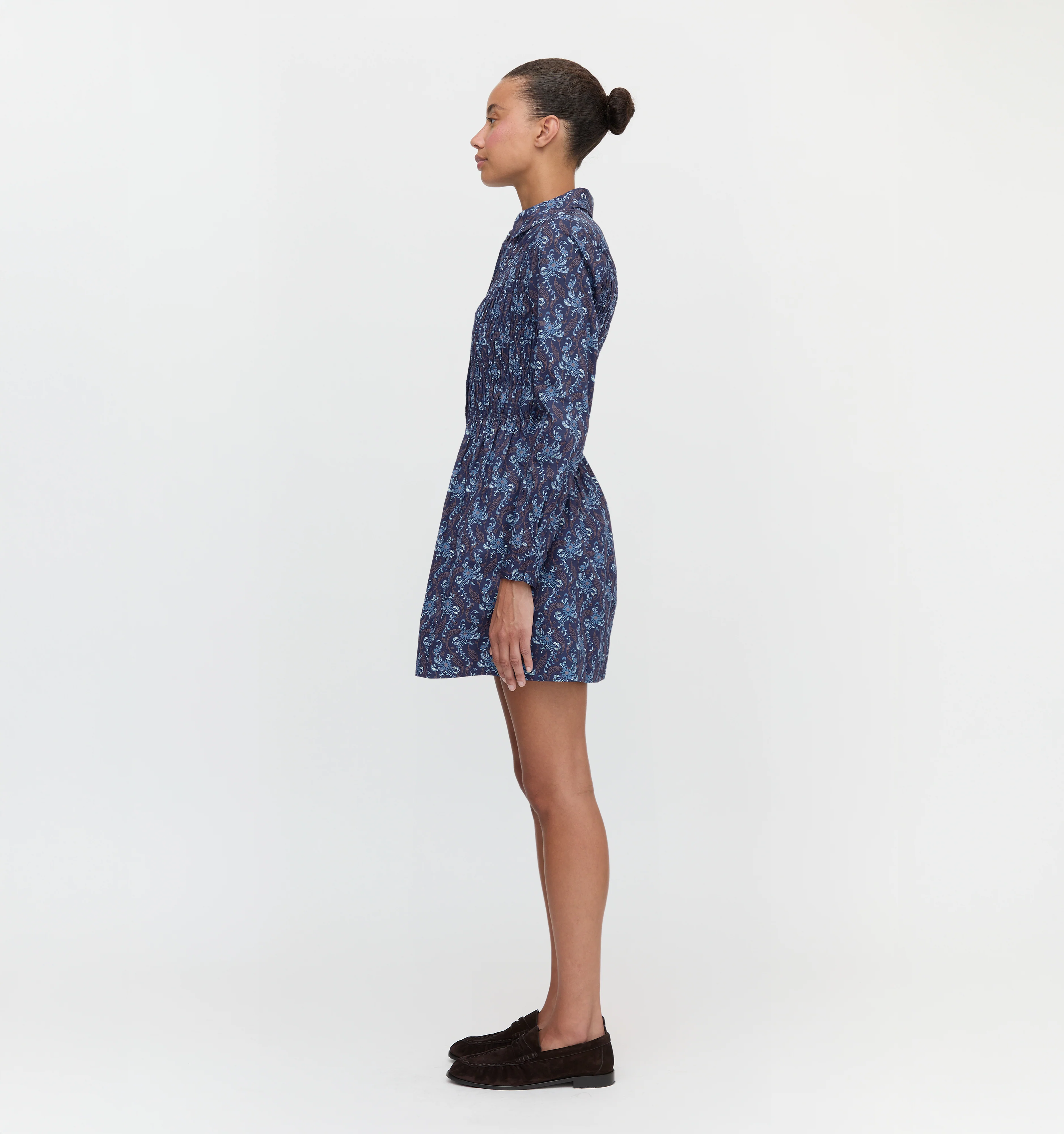 The Mira Dress - Navy Cala Paisley - Image 4