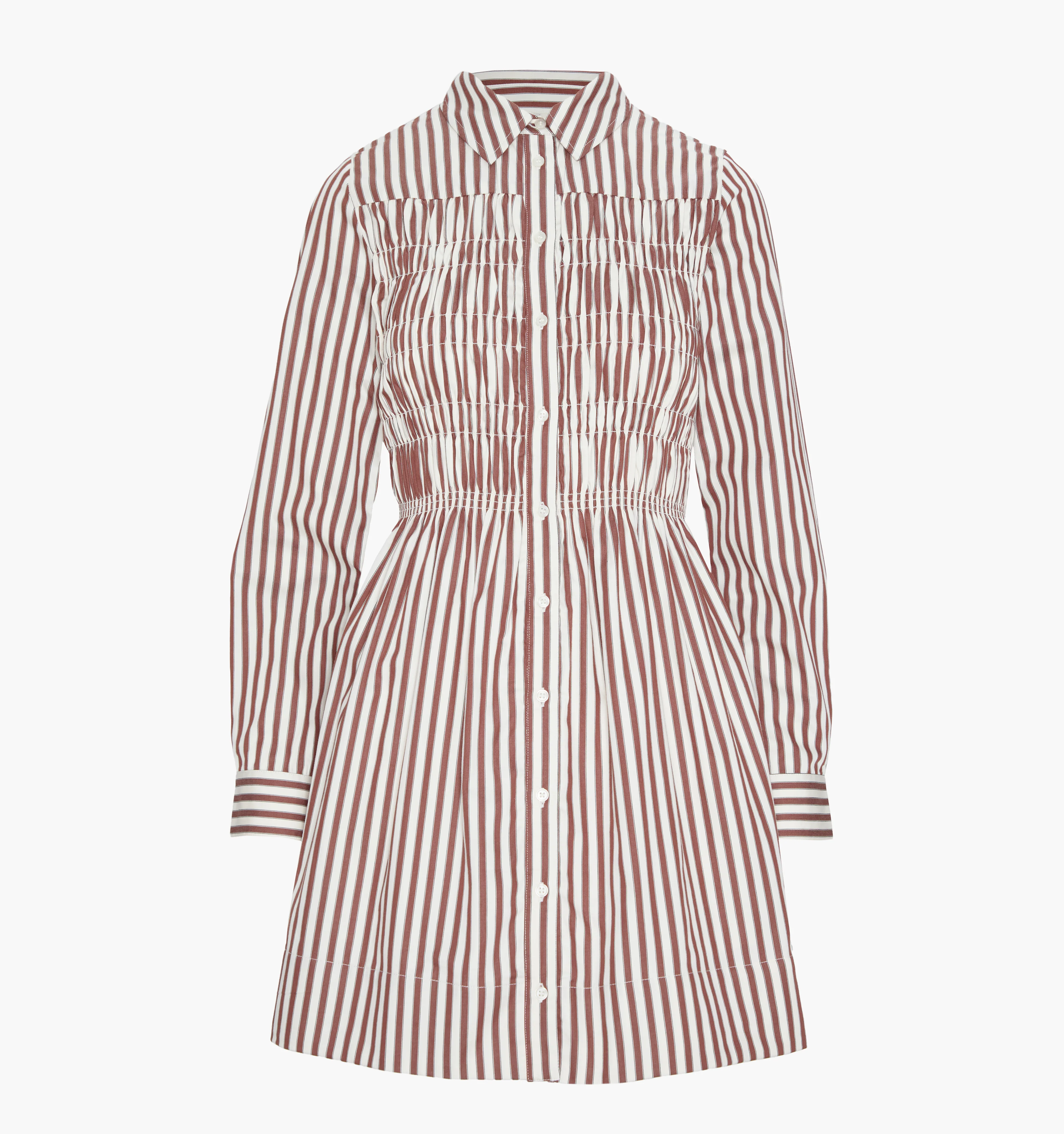 The Mira Dress - Rust Stripe - Image 9