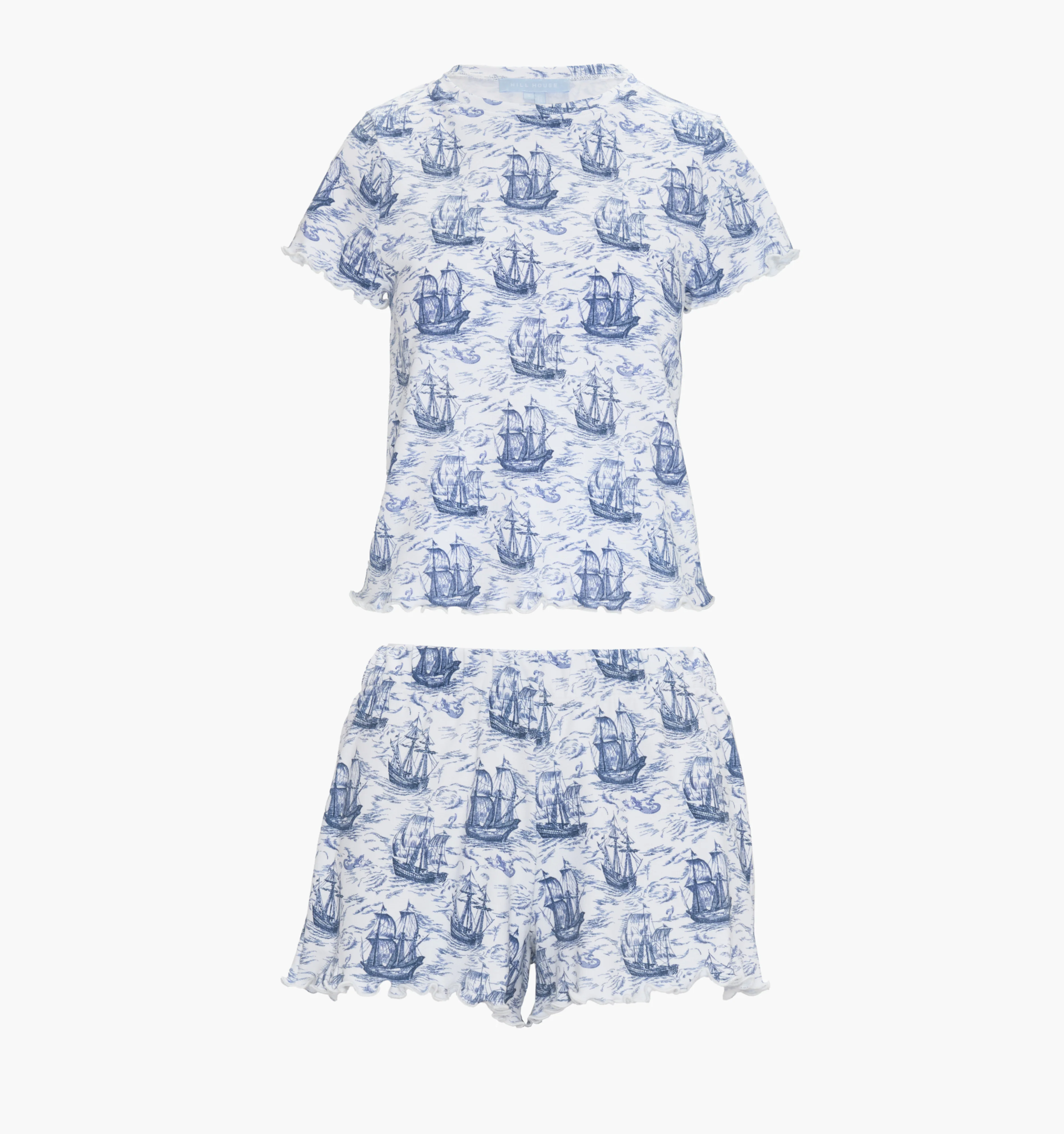 The Nina Pajama Set - Navy Mariner's Toile - Image 6