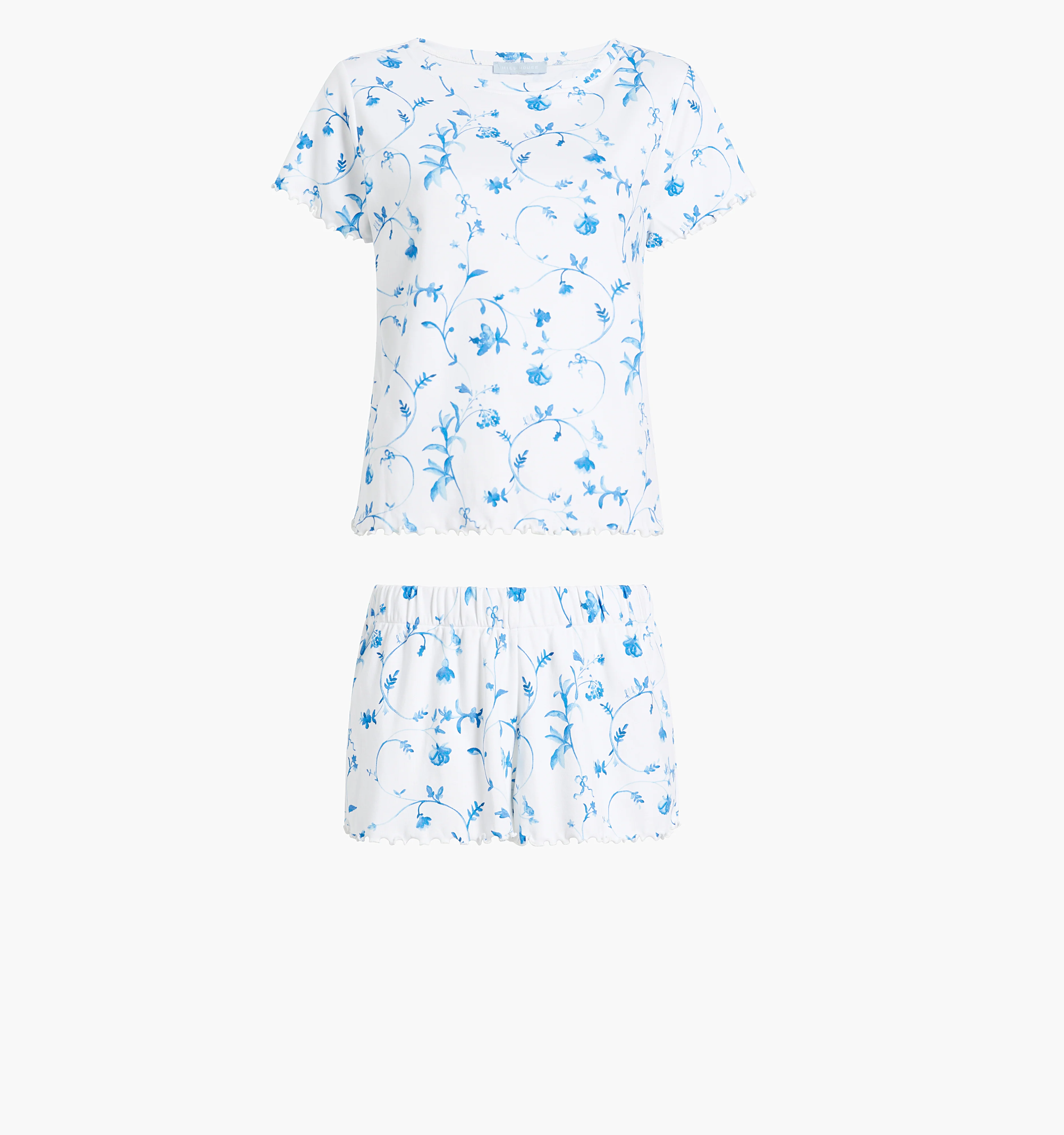 The Nina Pajama Set - Blue Botanical - Image 4