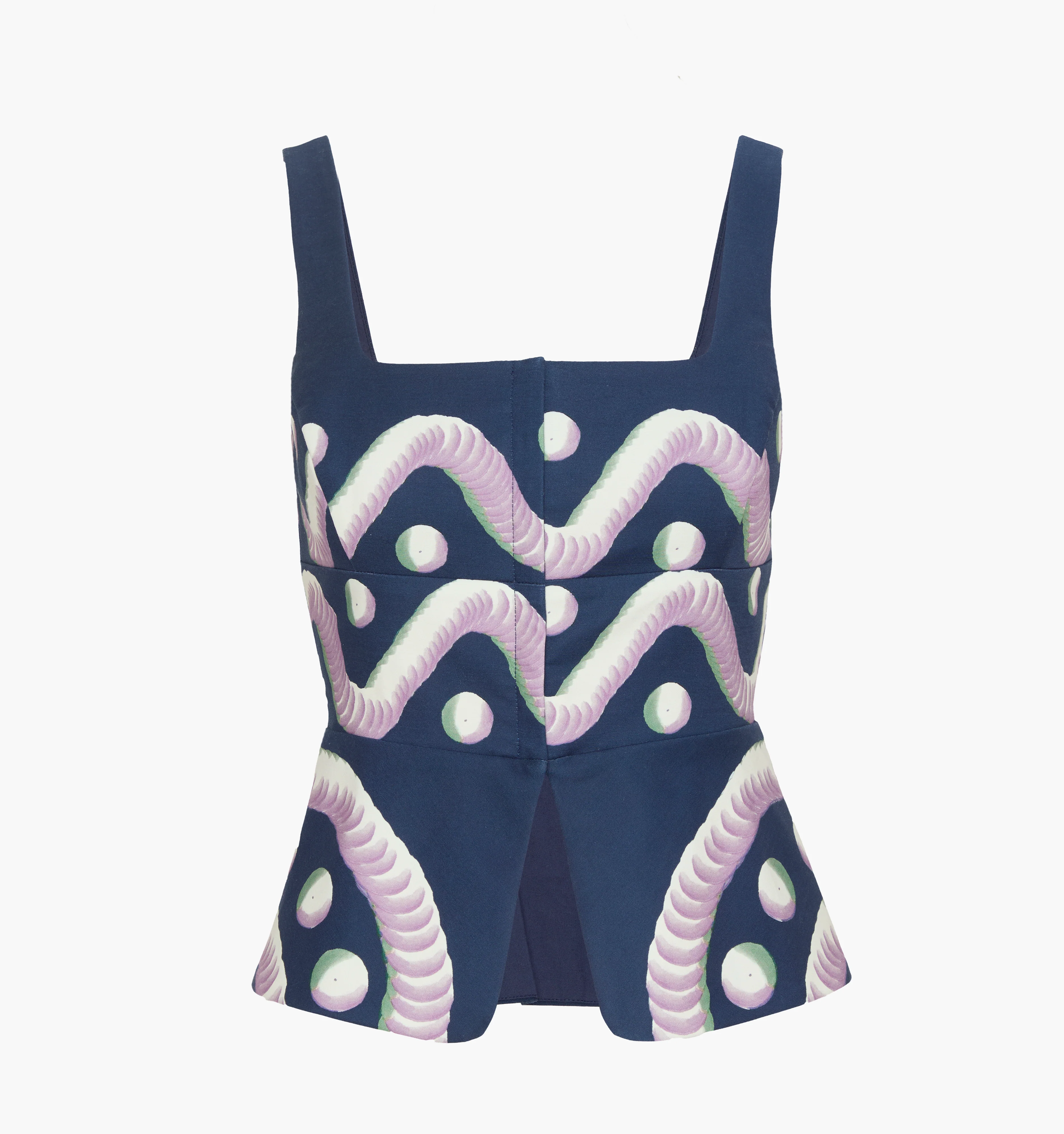 The Novia Top - Navy Mochaware - Image 11