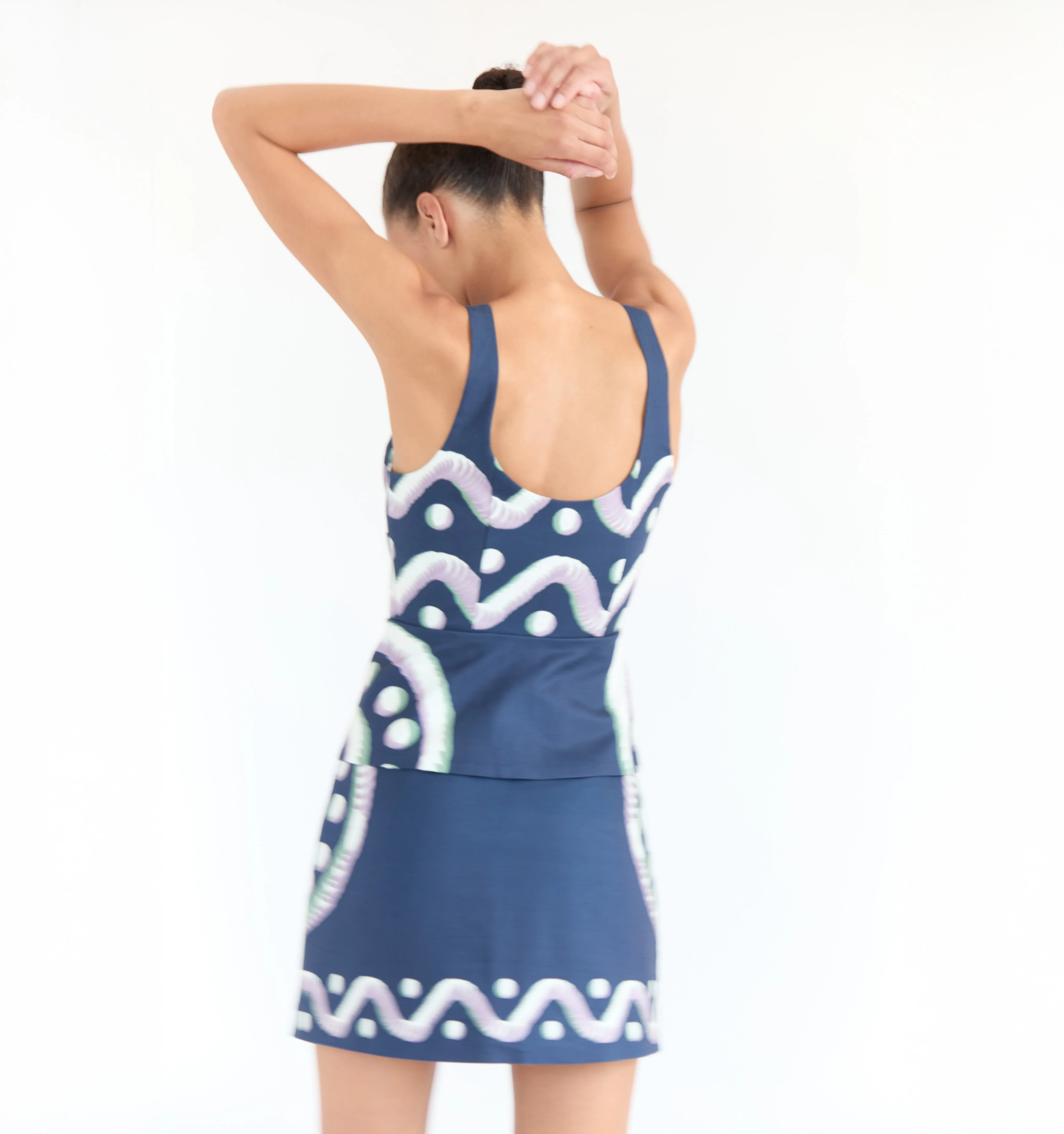 The Novia Top - Navy Mochaware - Image 7