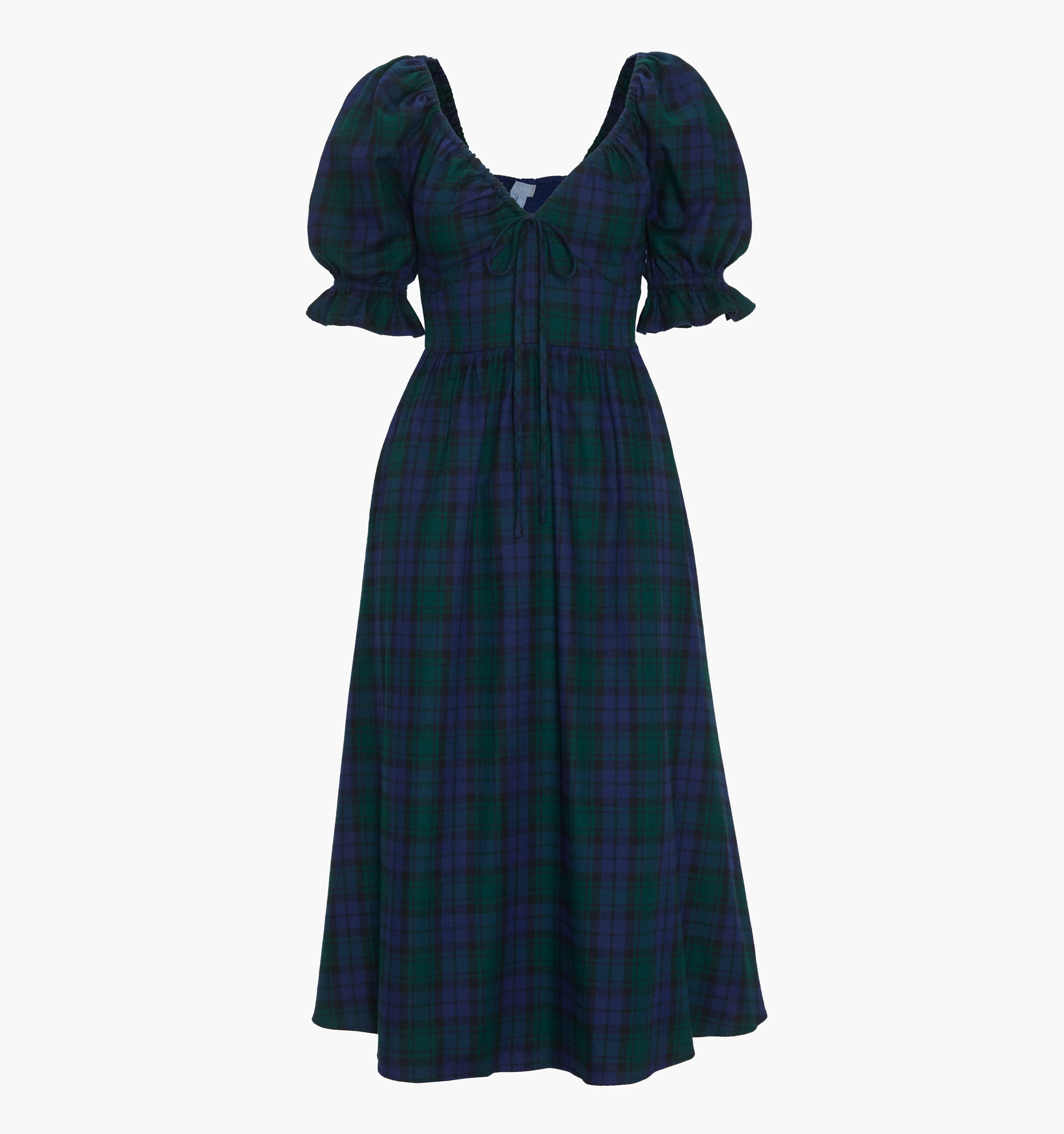 The Ophelia Dress - Blackwatch Tartan - Image 6