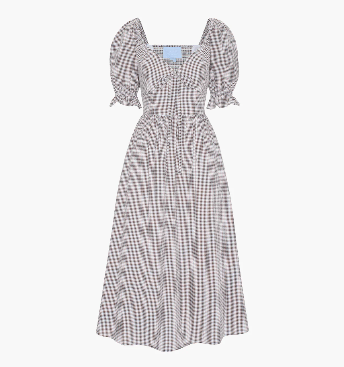 The Ophelia Dress - Chocolate Gingham - Image 7
