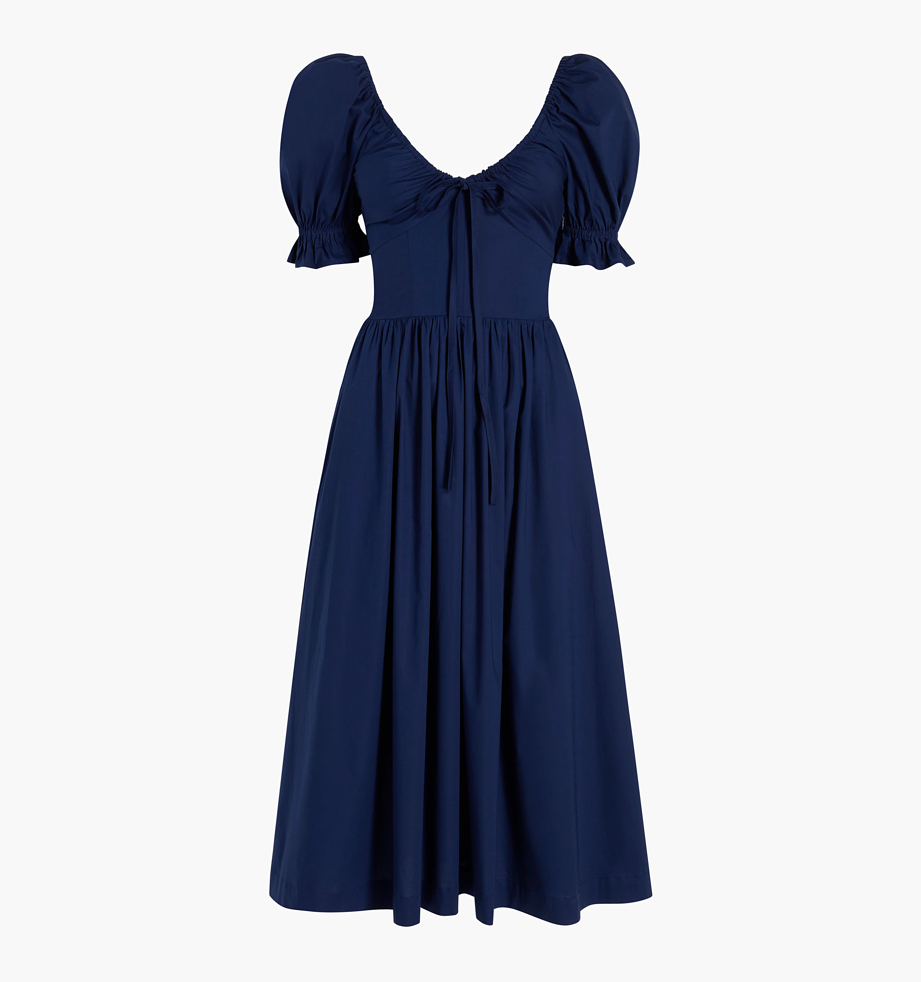 The Ophelia Dress - Navy Poplin - Image 5