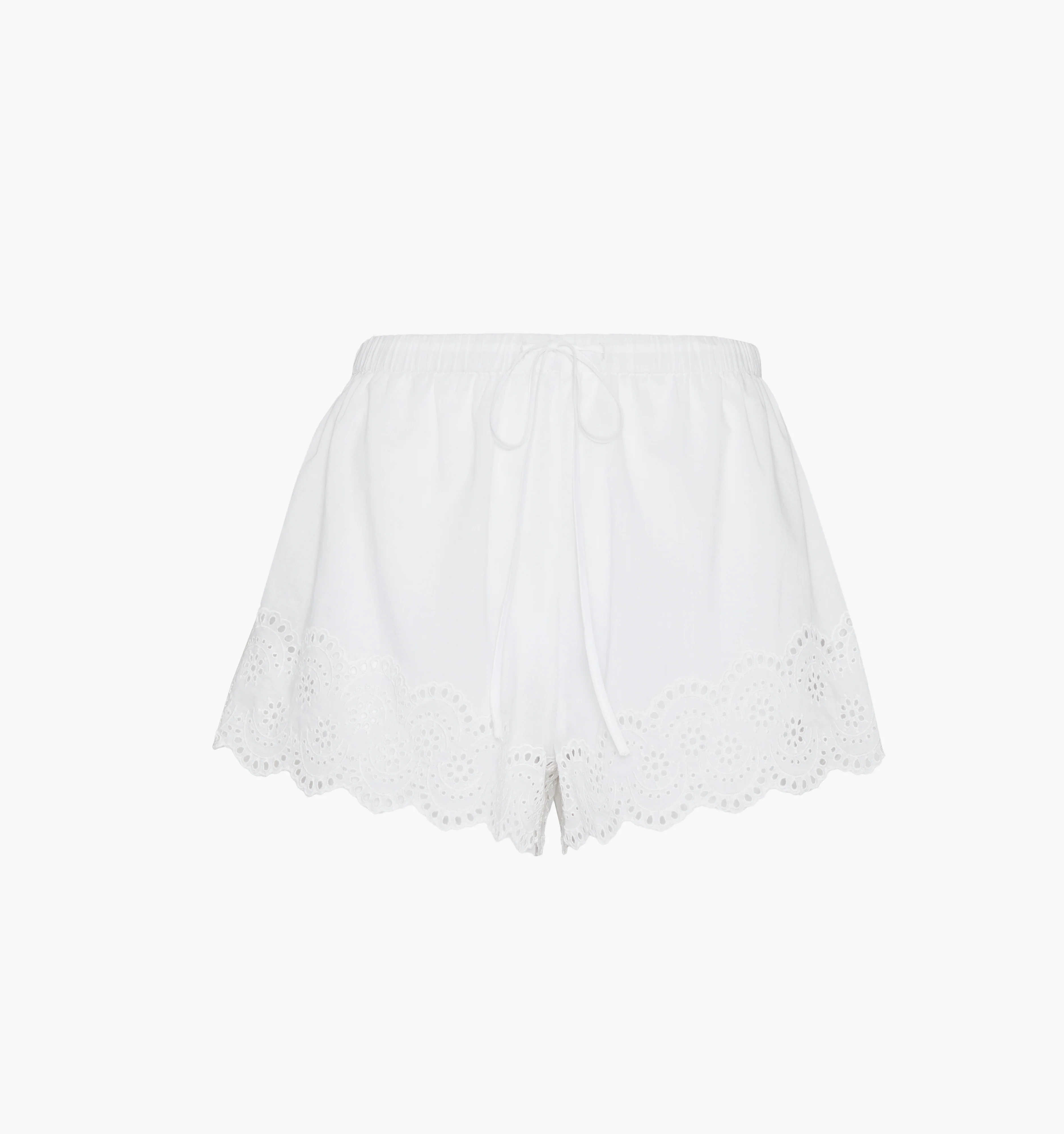 The Oslo Short - White Broderie Voile - Image 6