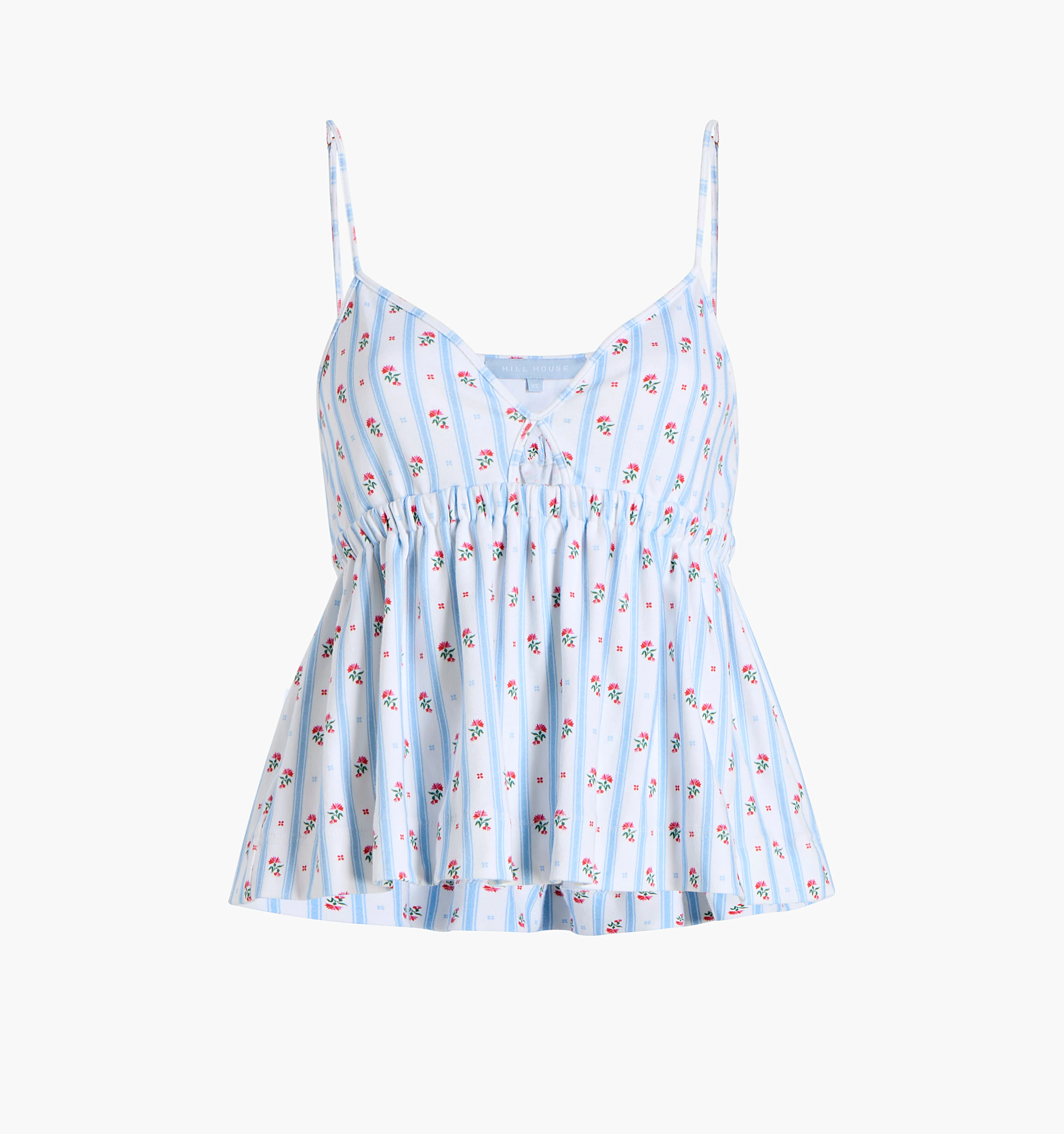 The Perri Sleep Tank - Floral Stripe - Image 4