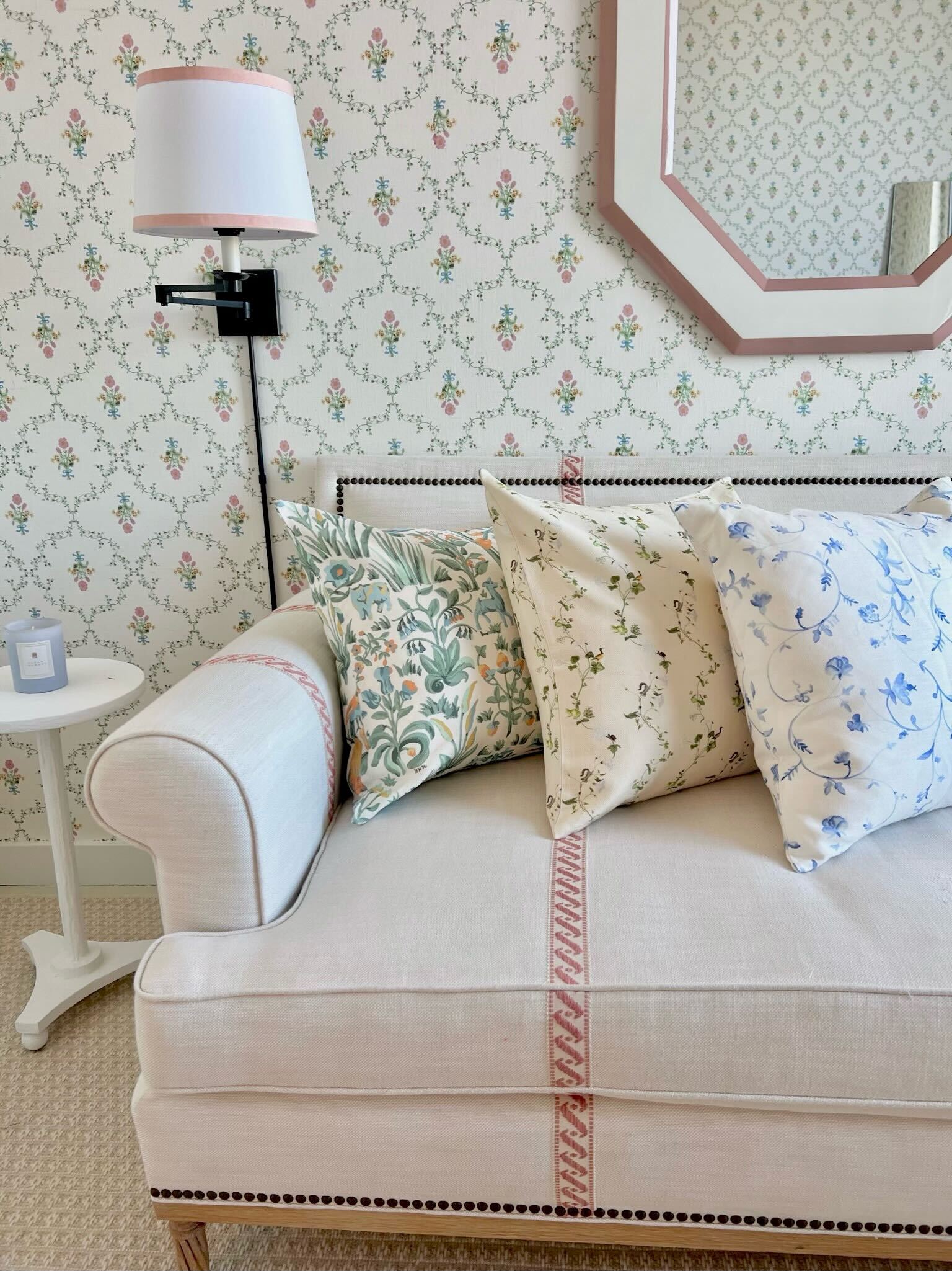 The Perry Lumbar Throw Pillowcase - Sand Sherwood Forest - Image 4