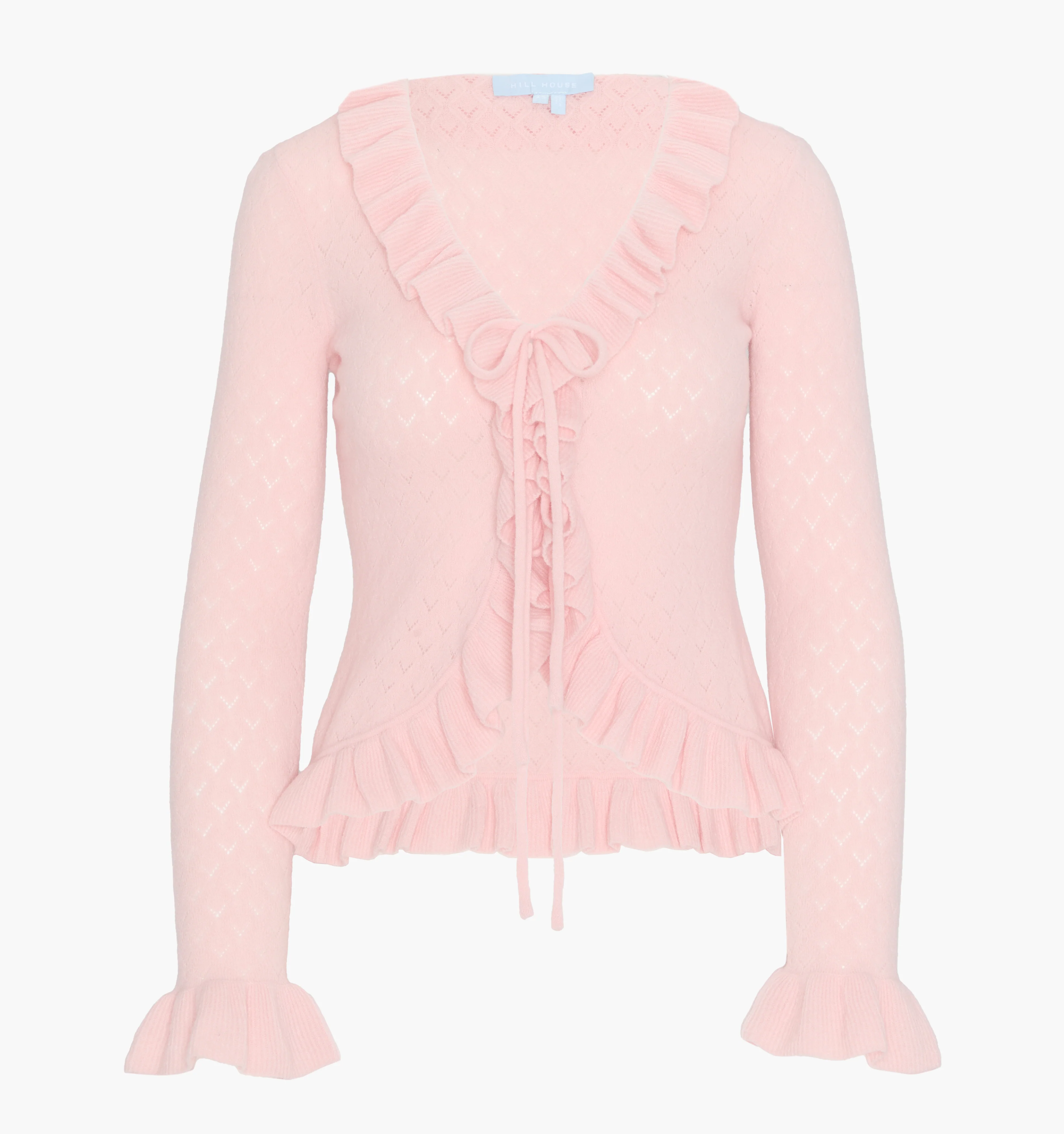 The Ray Top - Powder Pink Pointelle - Image 8