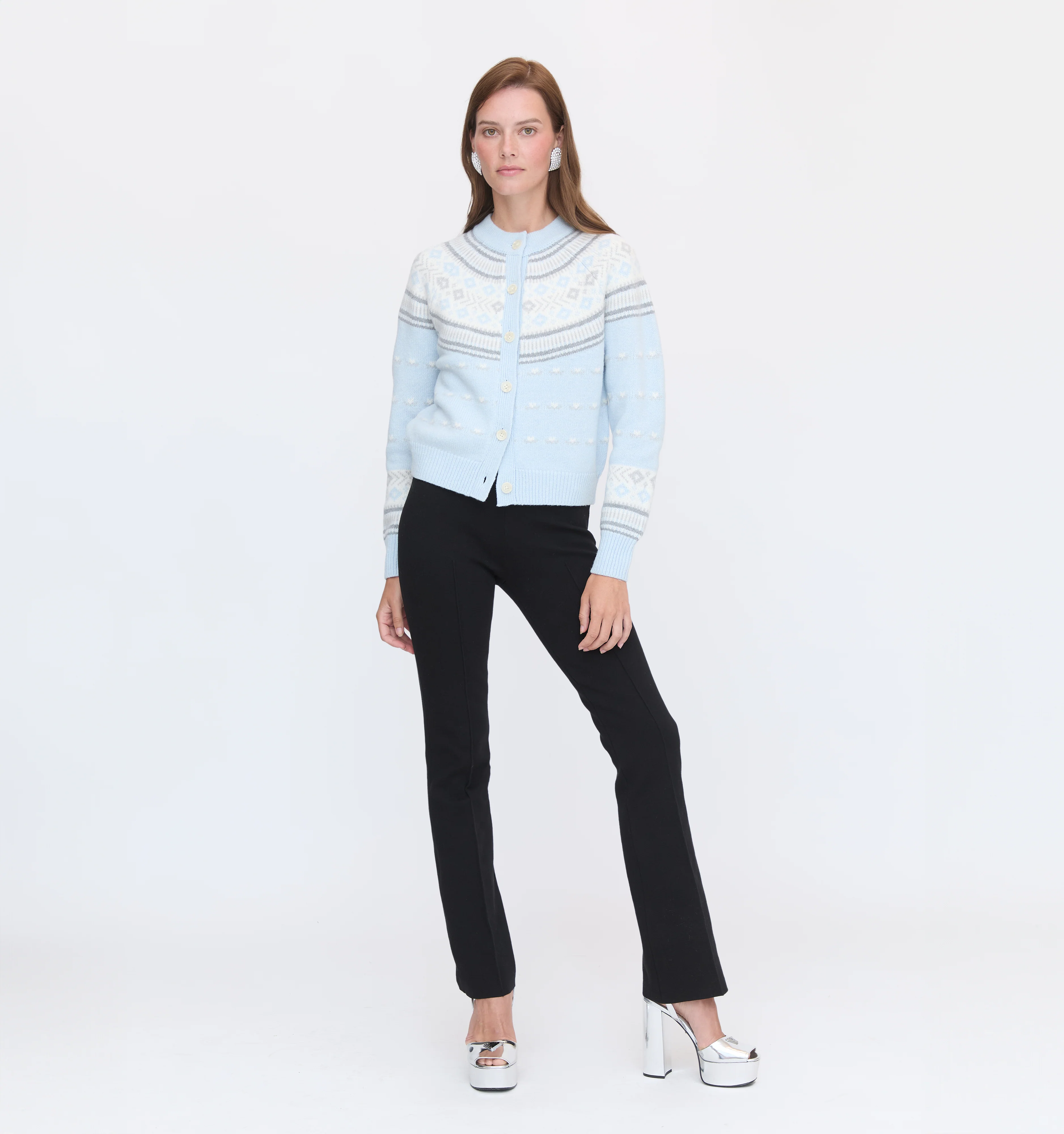 The Ren Cardigan - Blue Multi - Image 2