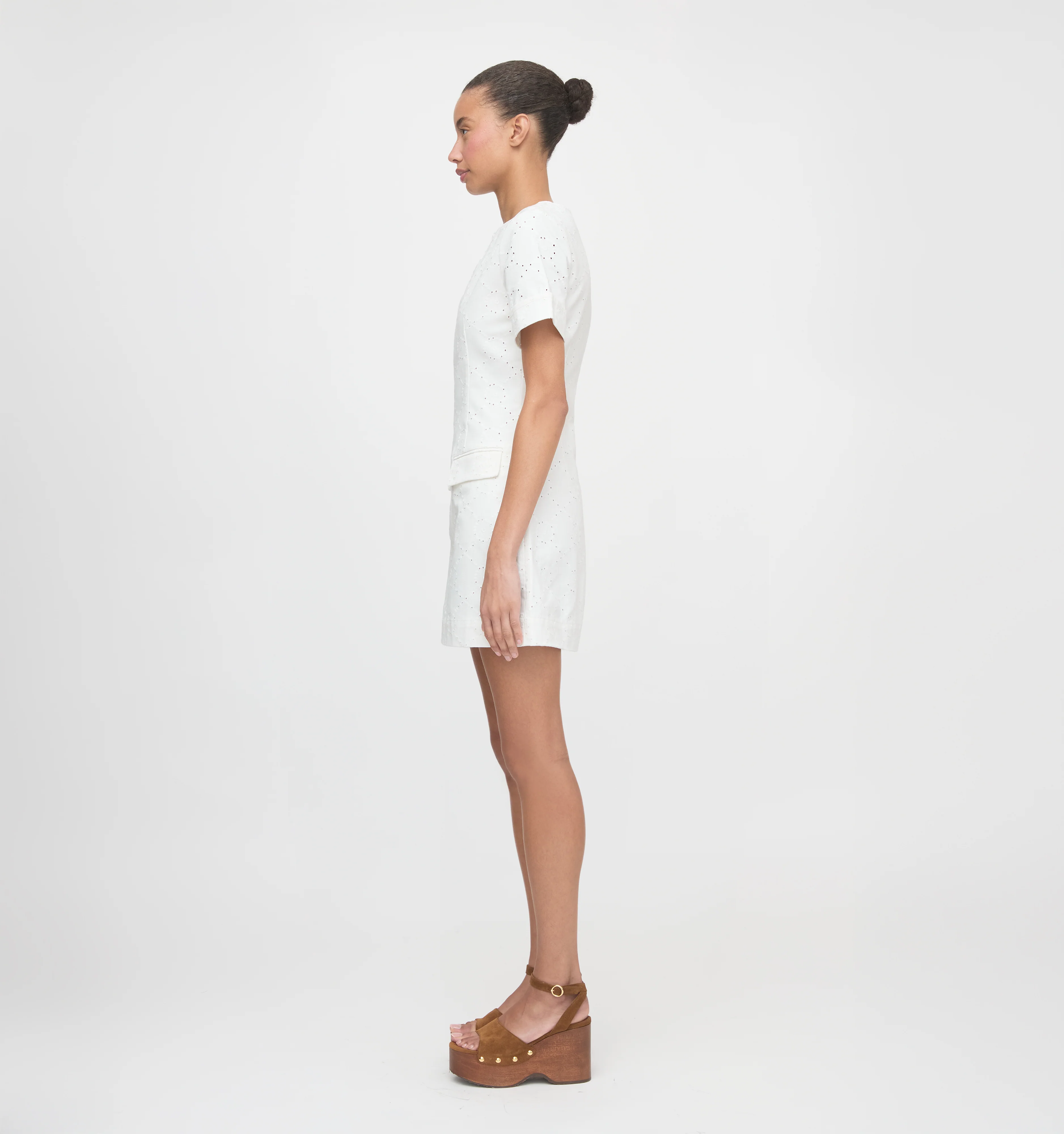 The Renata Dress - Ivory Eyelet - Image 4