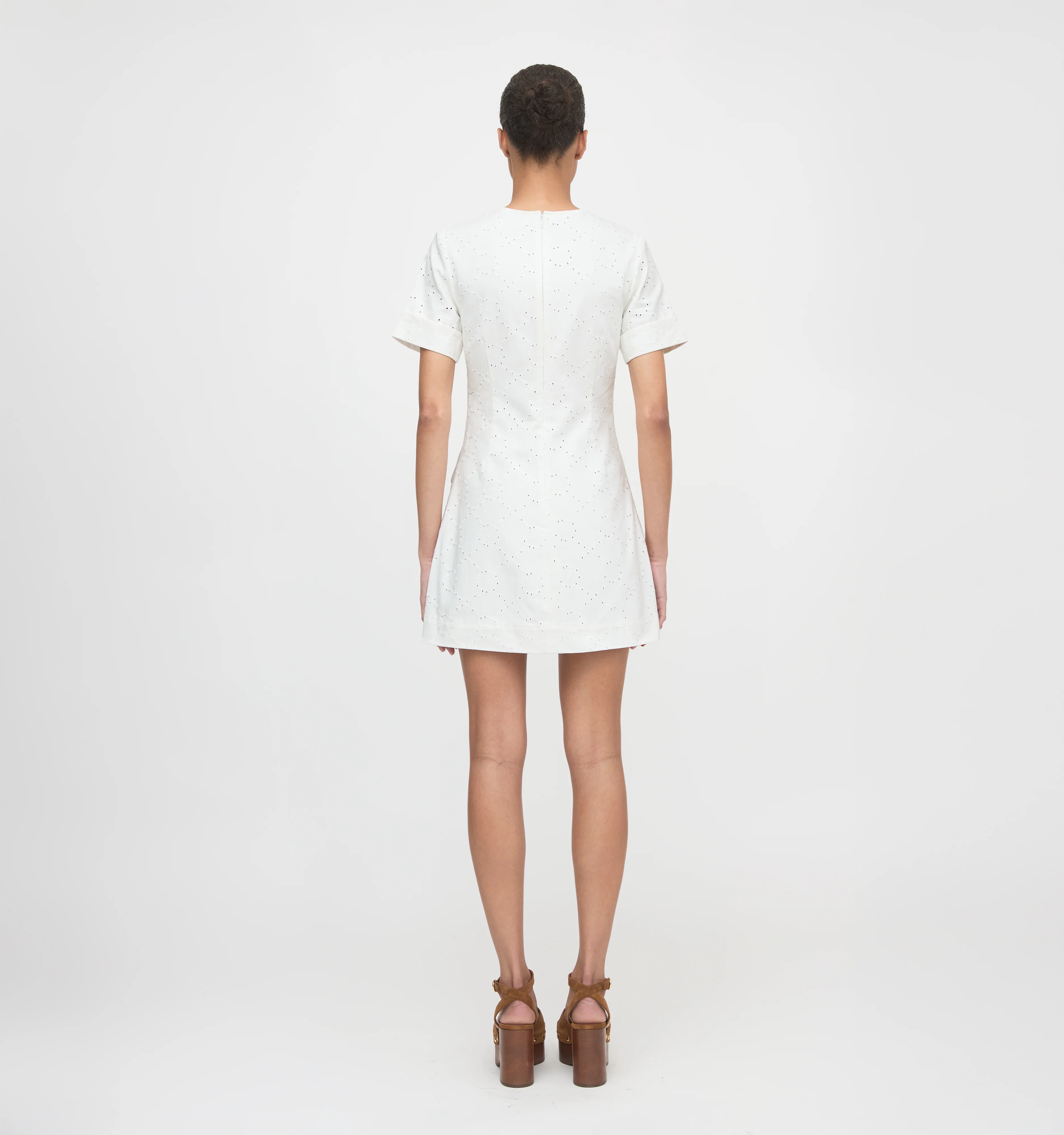 The Renata Dress - Ivory Eyelet - Image 5