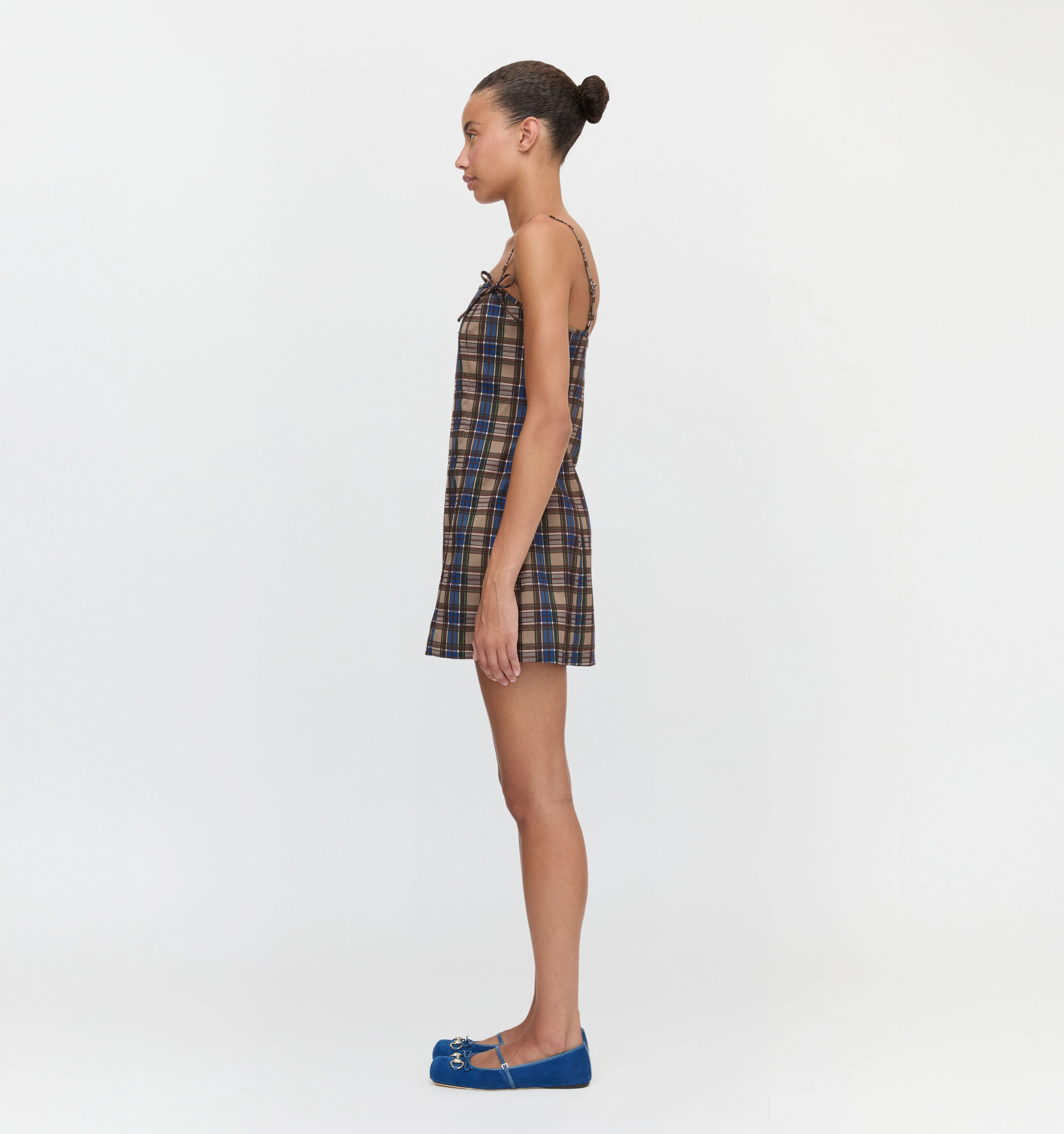 The Rennie Dress - Brown Spencer Plaid - Image 3
