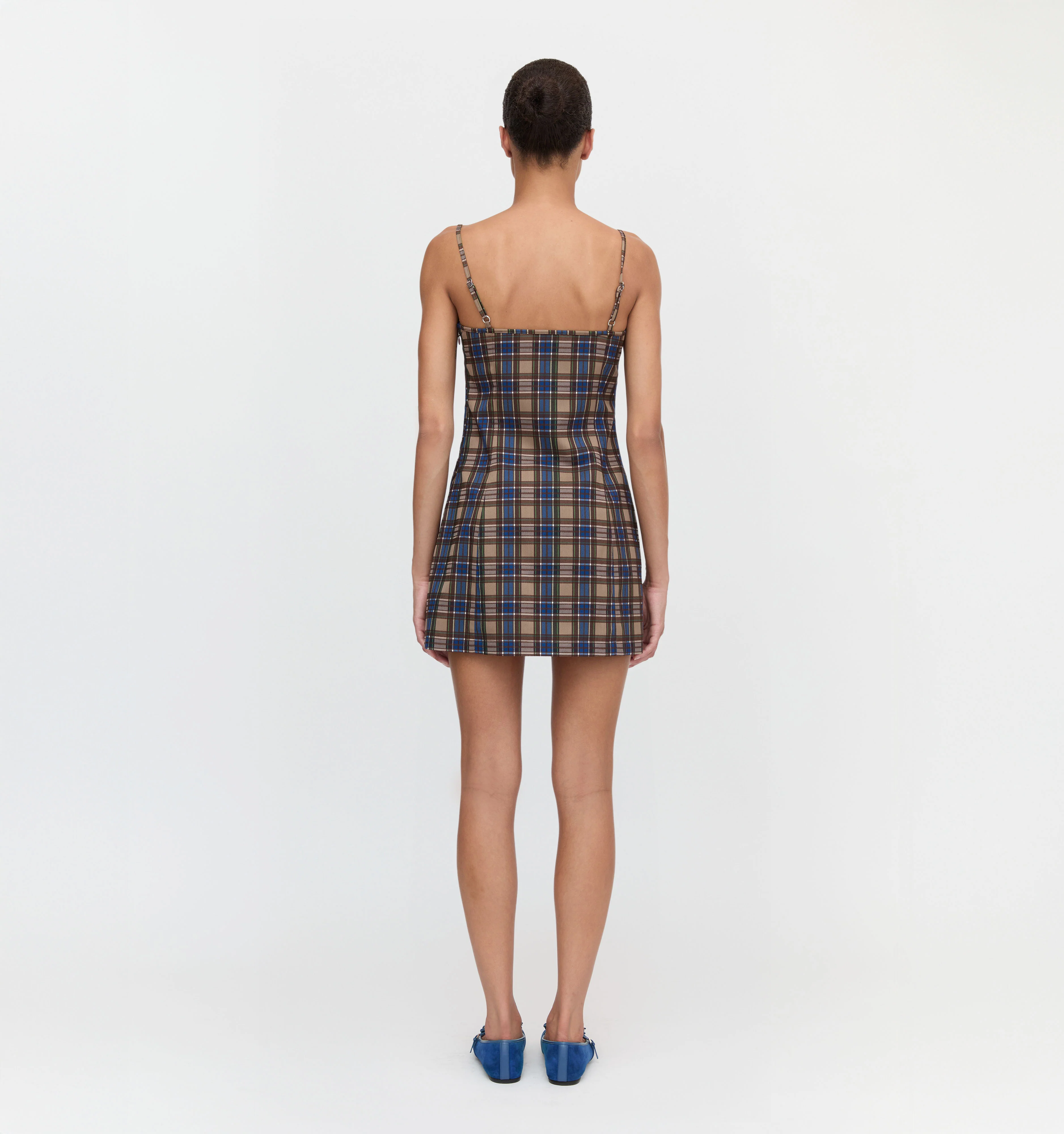 The Rennie Dress - Brown Spencer Plaid - Image 4