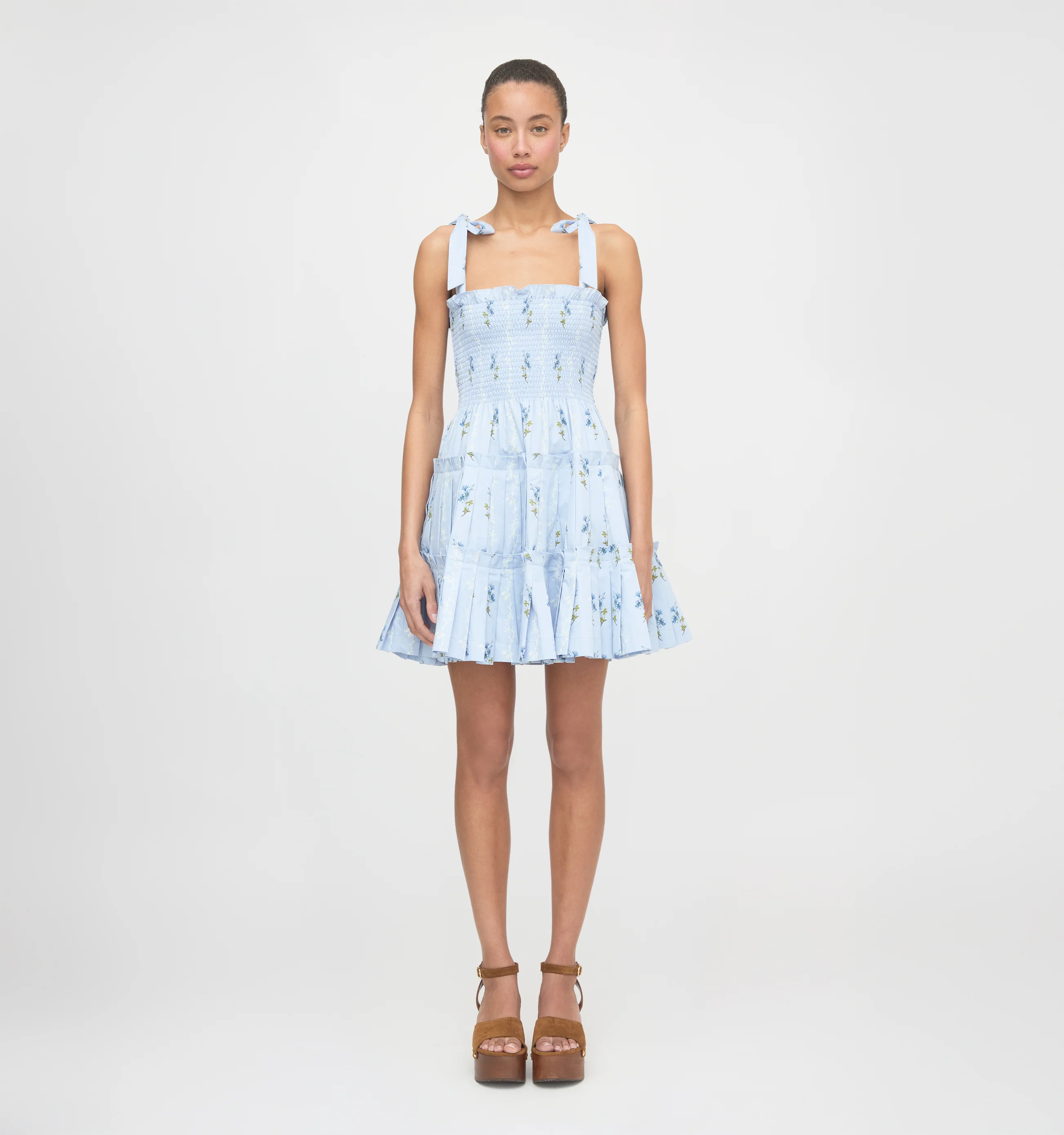 The Ribbon Charlotte Nap Dress - Bluebell Waltz - Image 3
