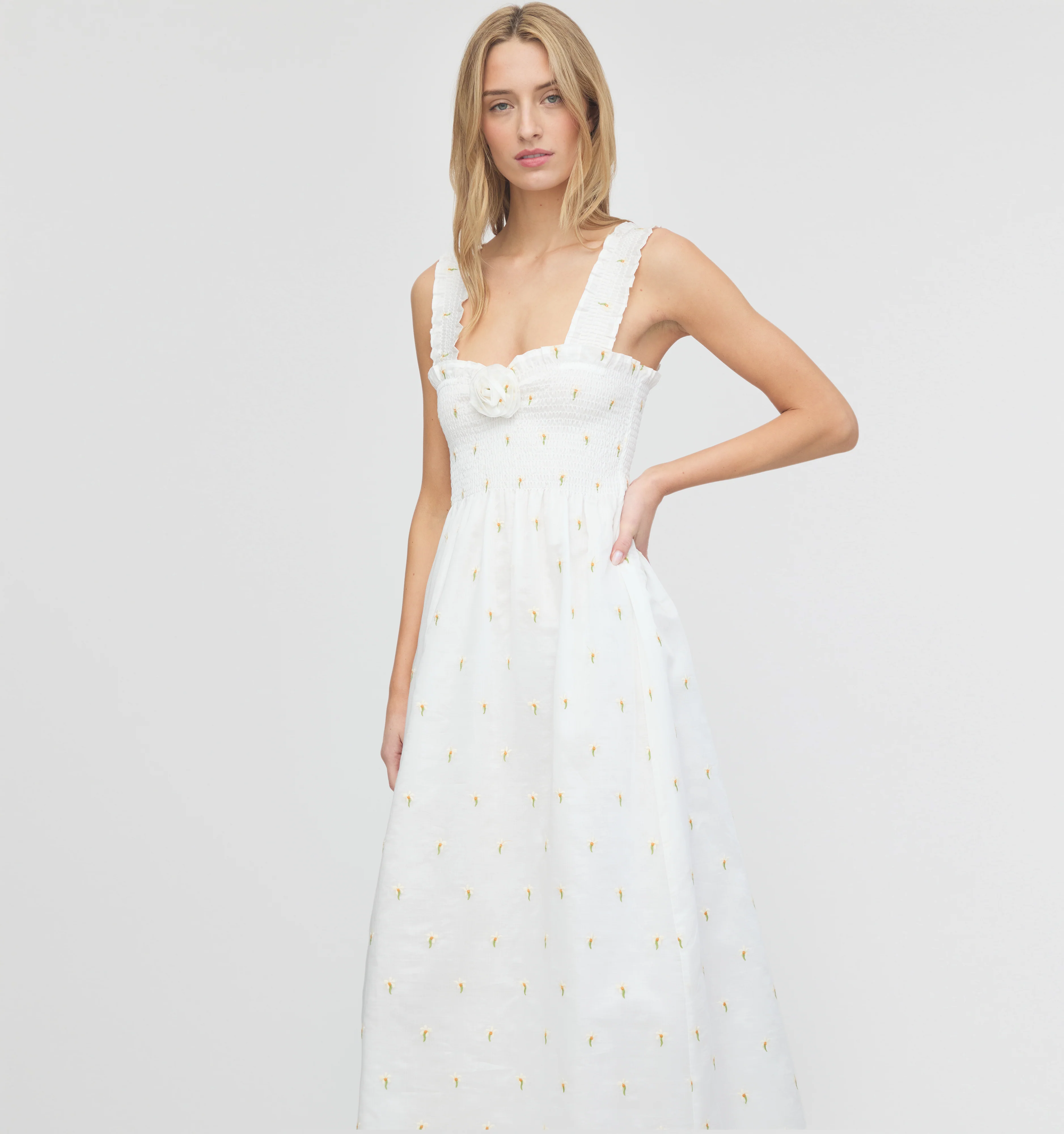 The Rosetta Nap Dress - Daisy Organza - Image 3