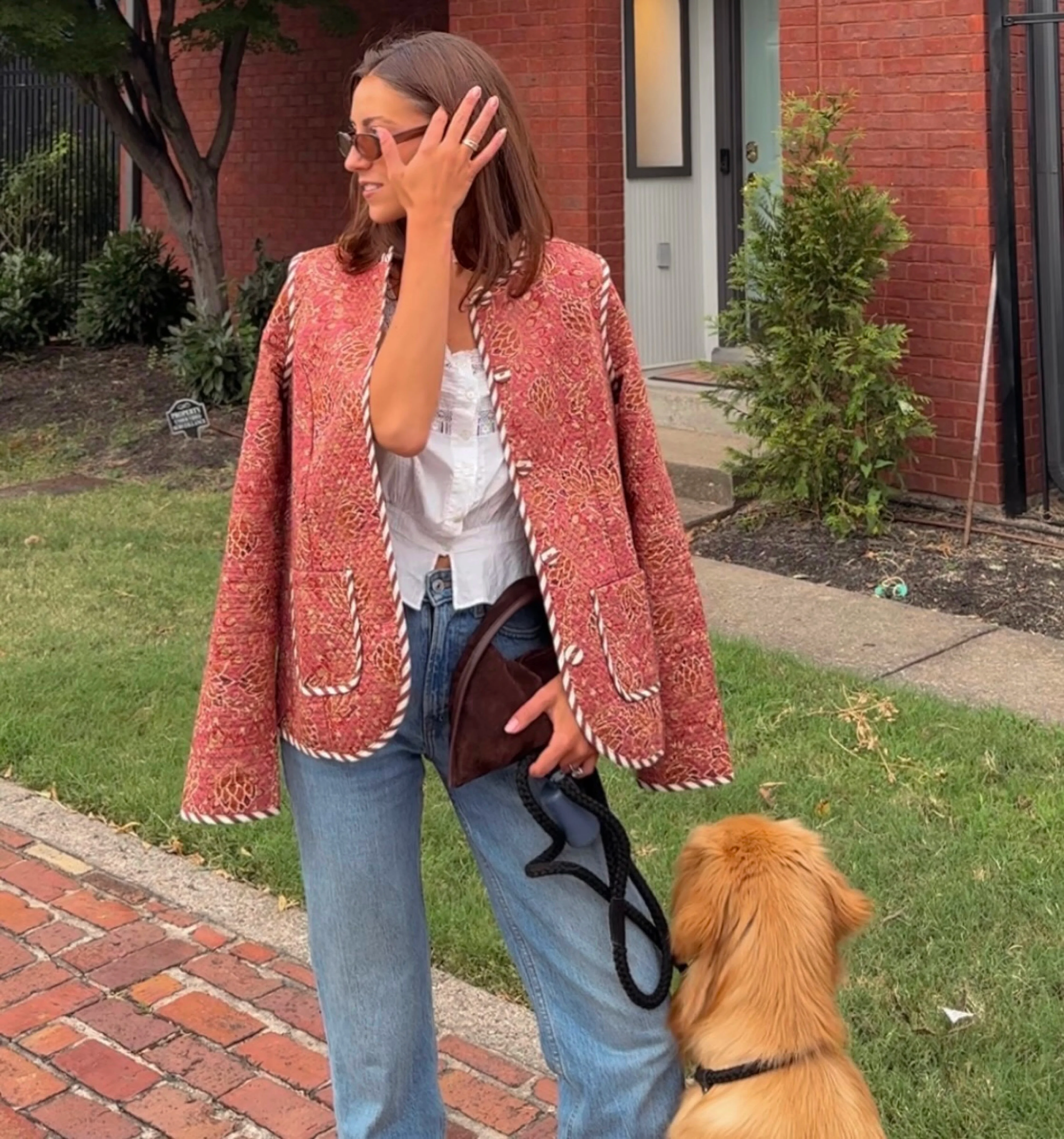 The Rowan Jacket - Autumn Floral