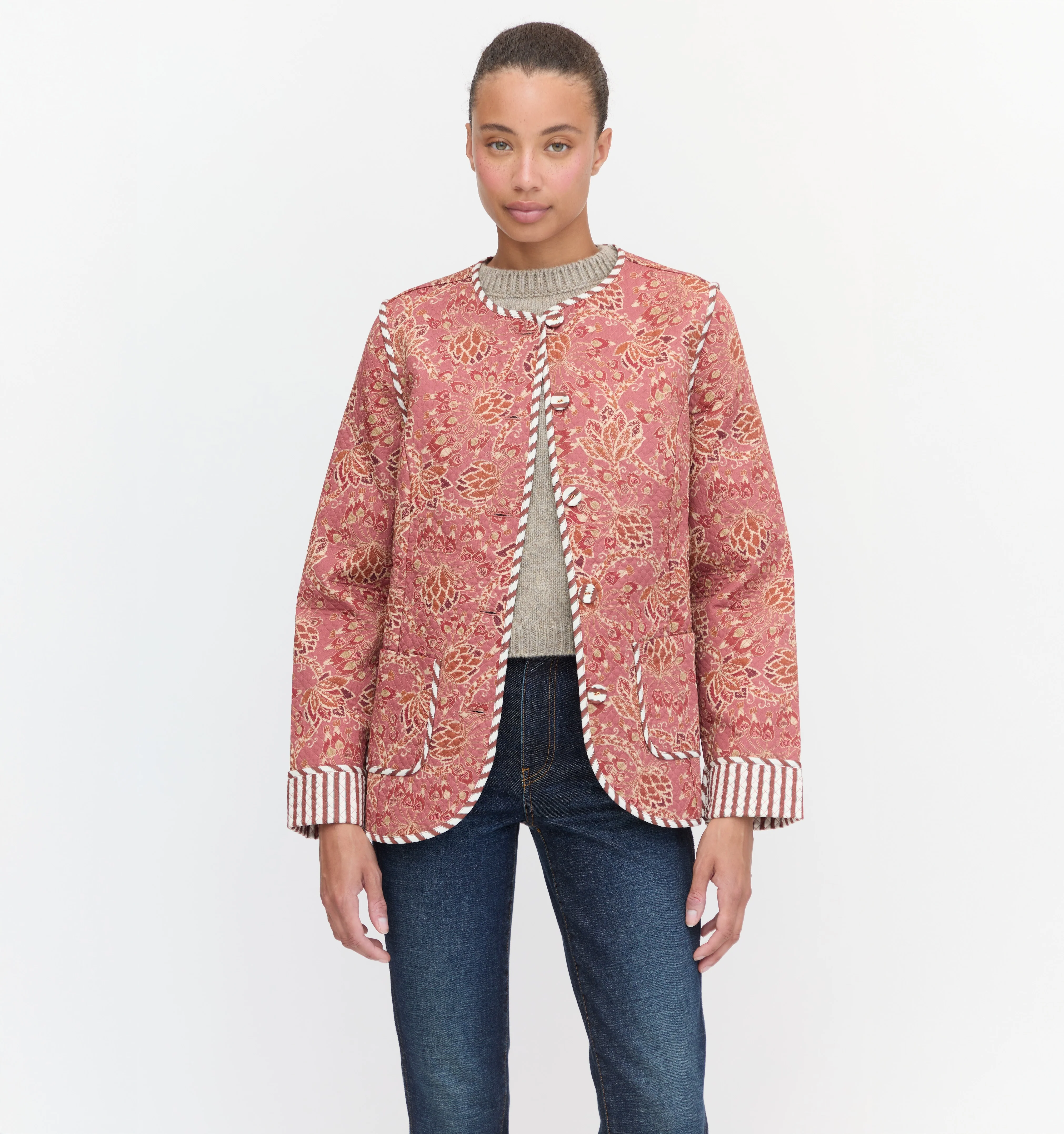 The Rowan Jacket - Autumn Floral - Image 2