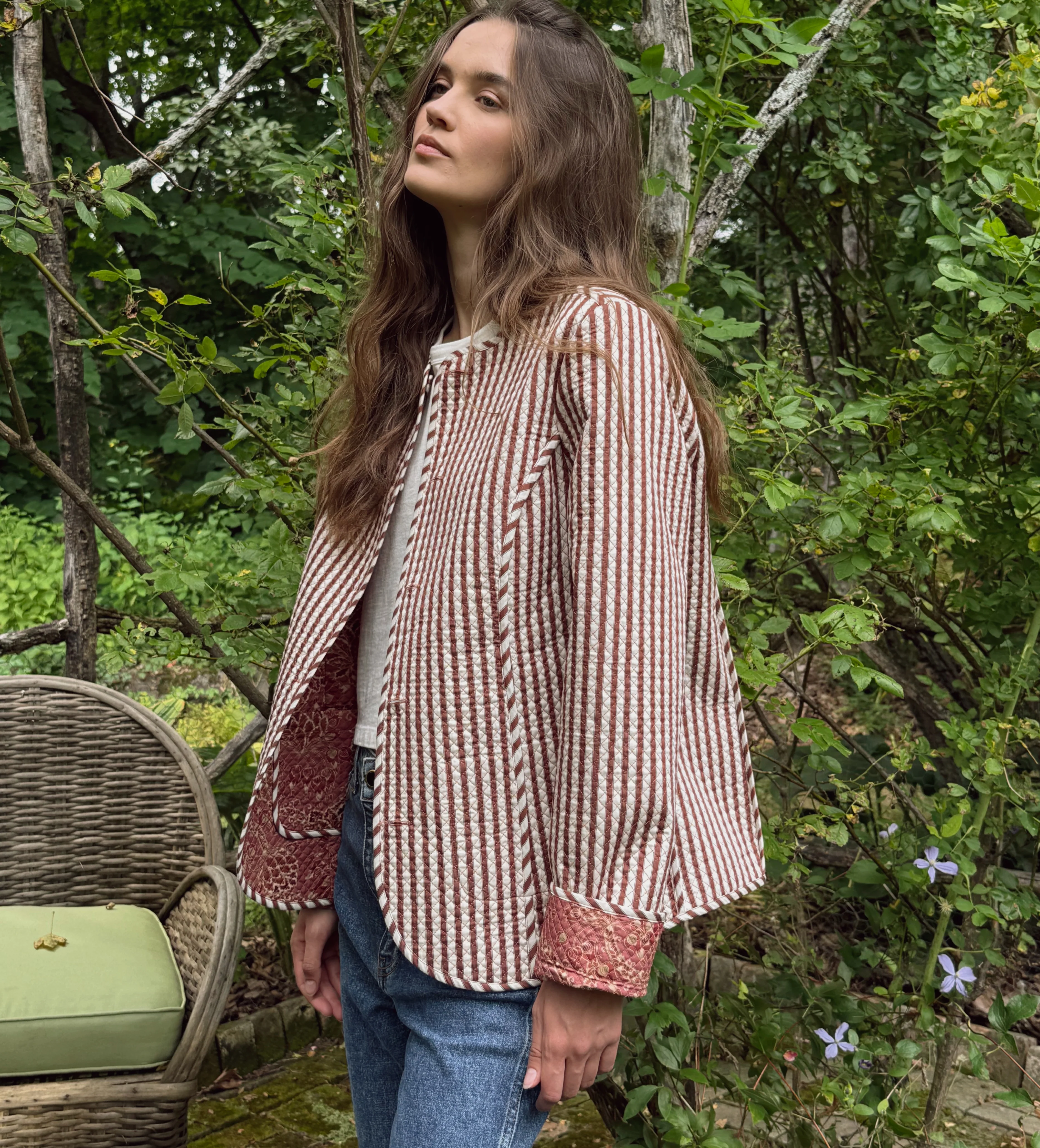 The Rowan Jacket - Autumn Floral - Image 8
