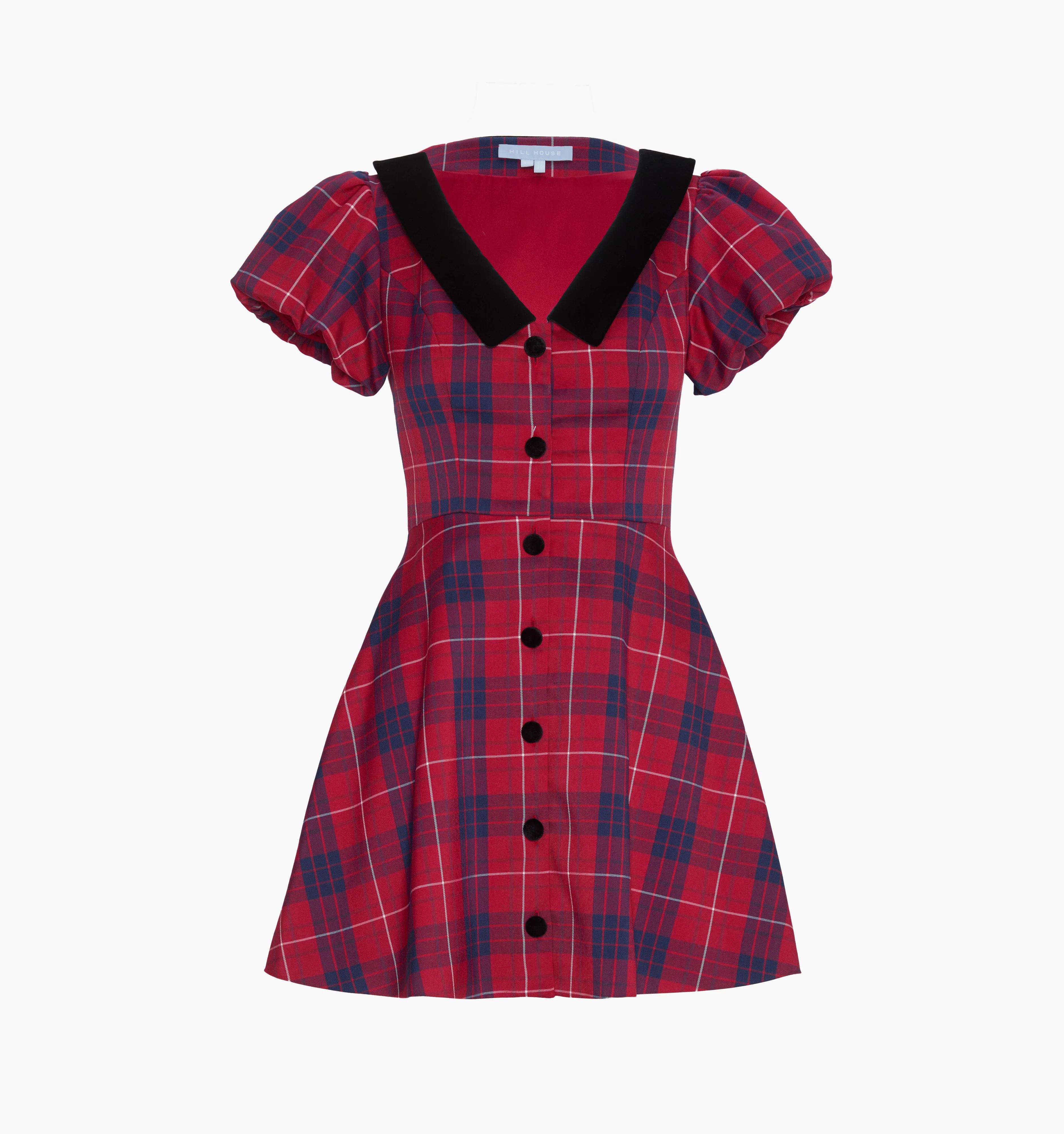 The Samantha Dress - Cherry Tartan - Image 7