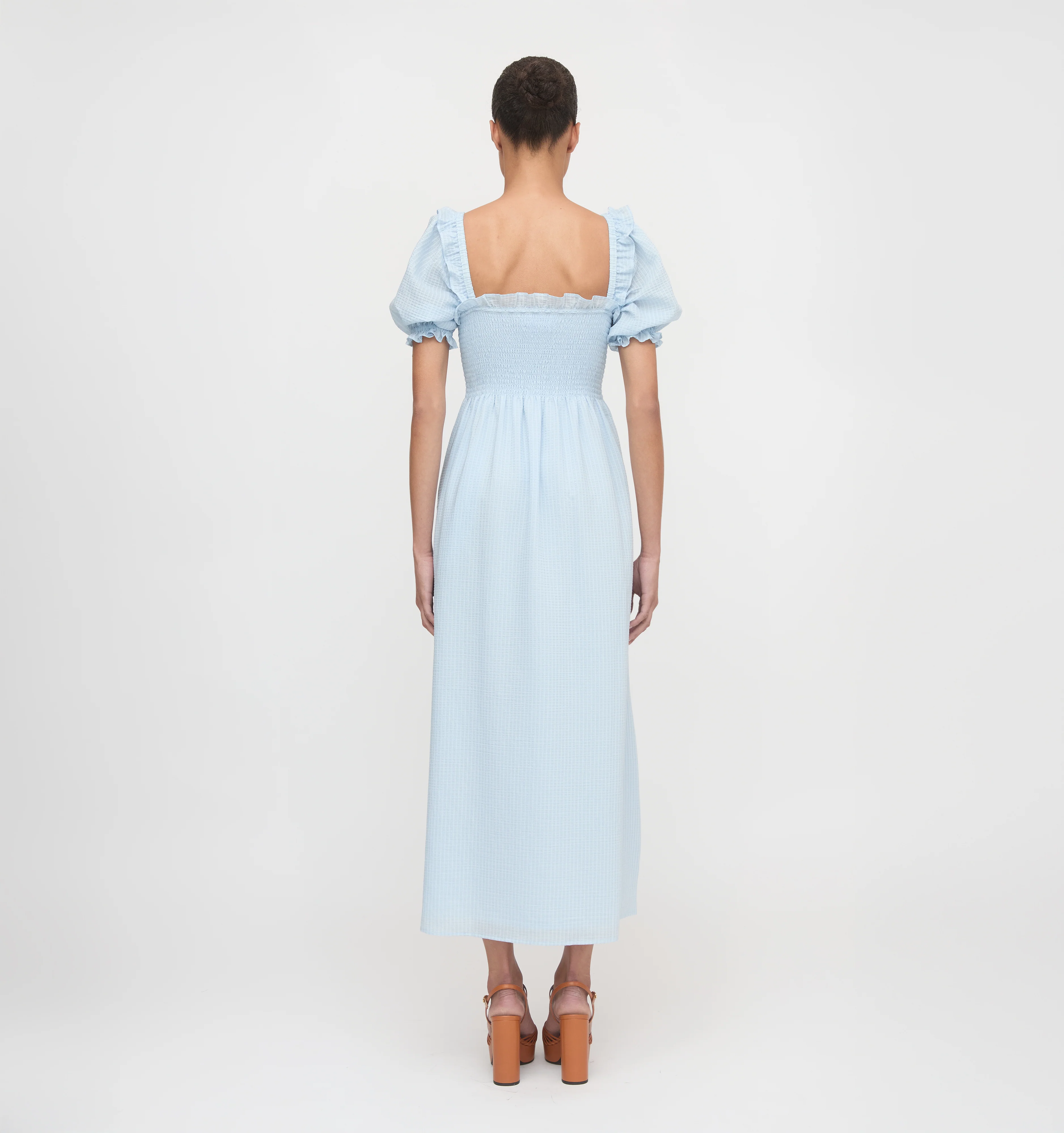 The Scarlett Nap Dress - Pale Blue - Image 4