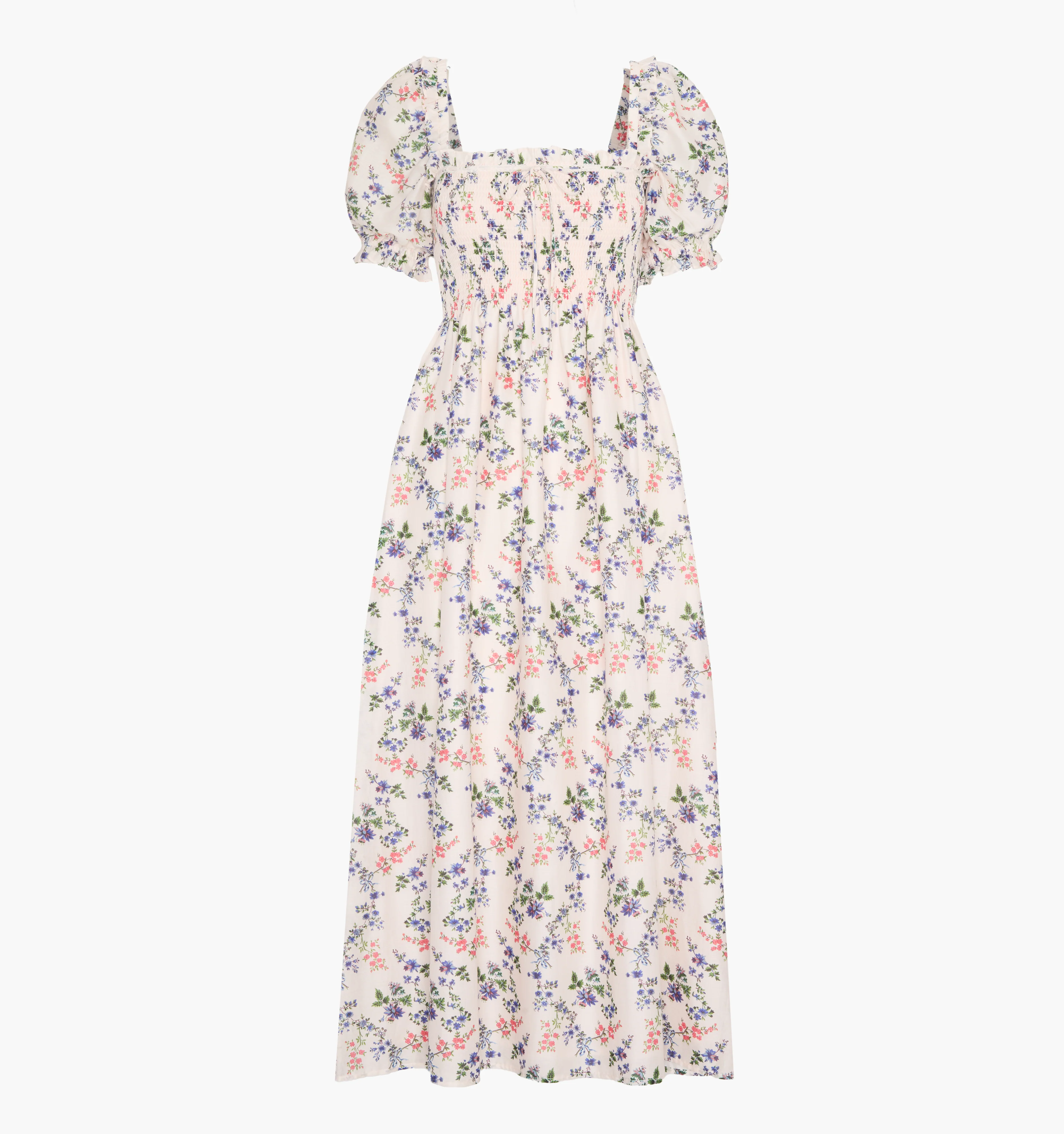 The Scarlett Nap Dress - Pink Scallop Bow Chintz - Image 5