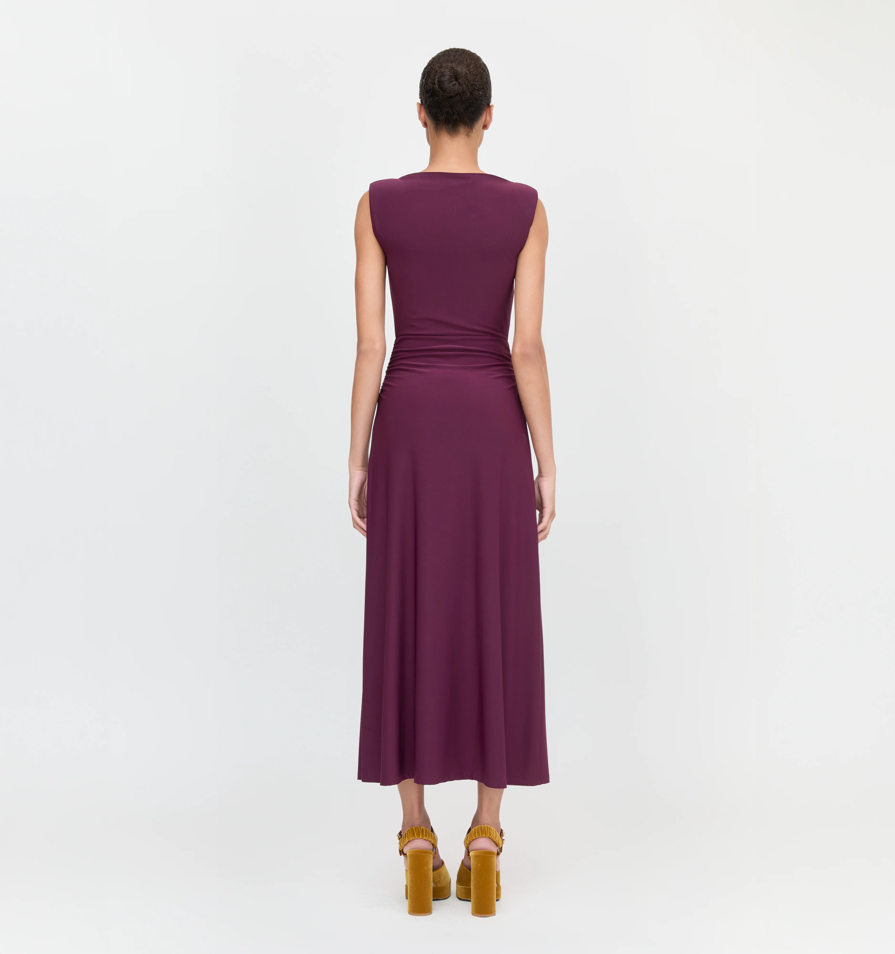 The Sloane Dress - Aubergine - Image 5