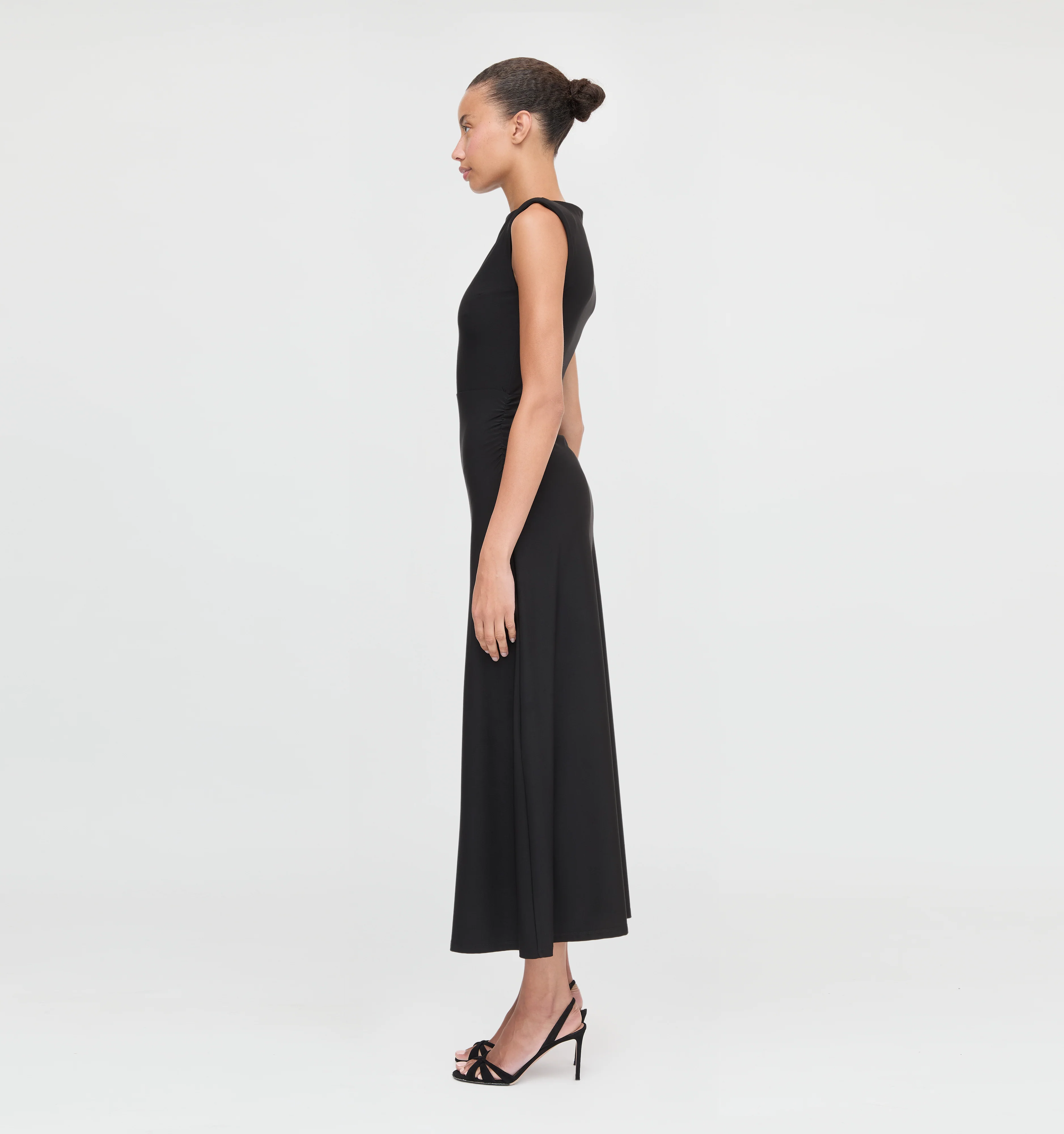 The Sloane Dress - Black Jersey - Image 3