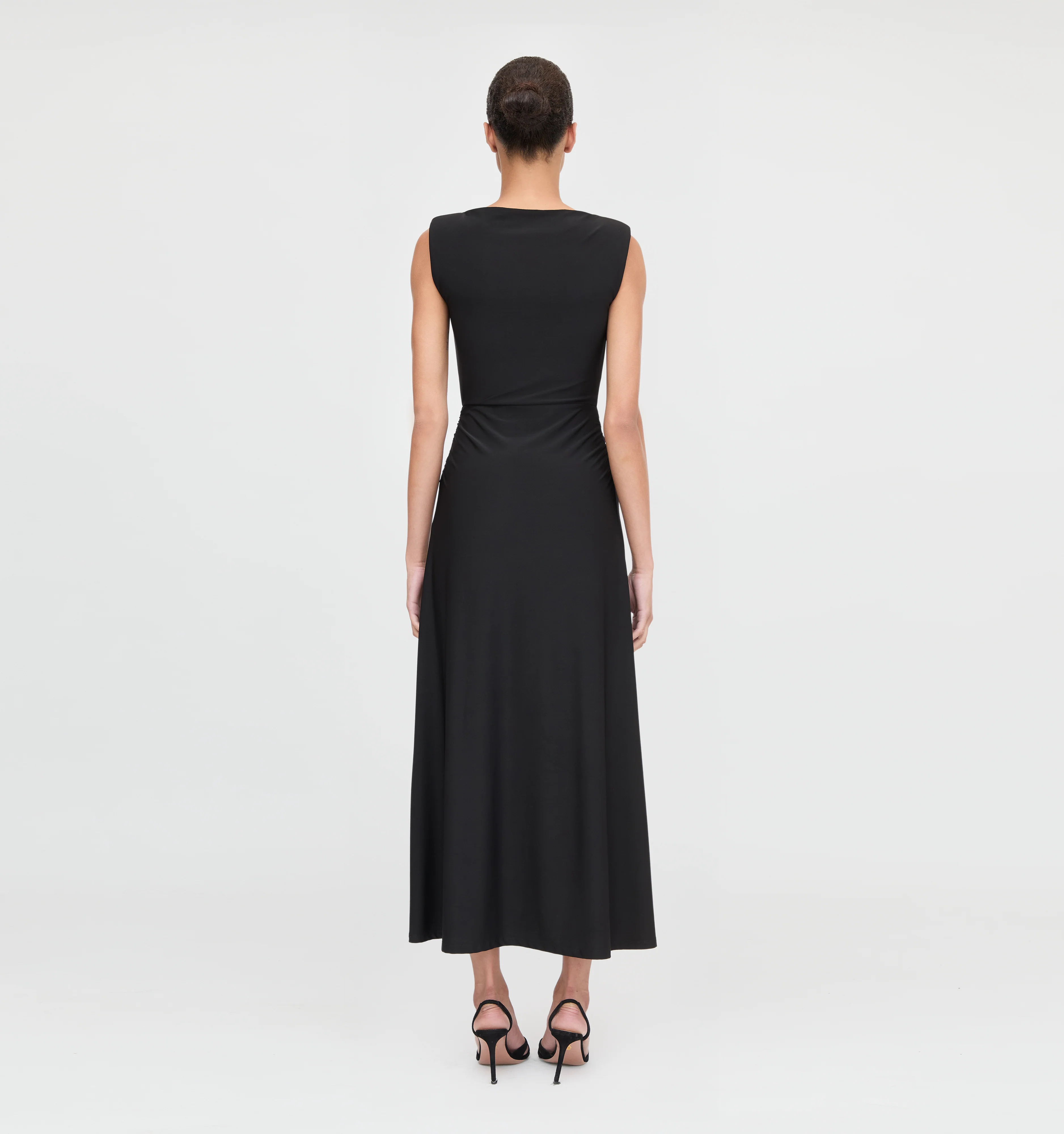 The Sloane Dress - Black Jersey - Image 4