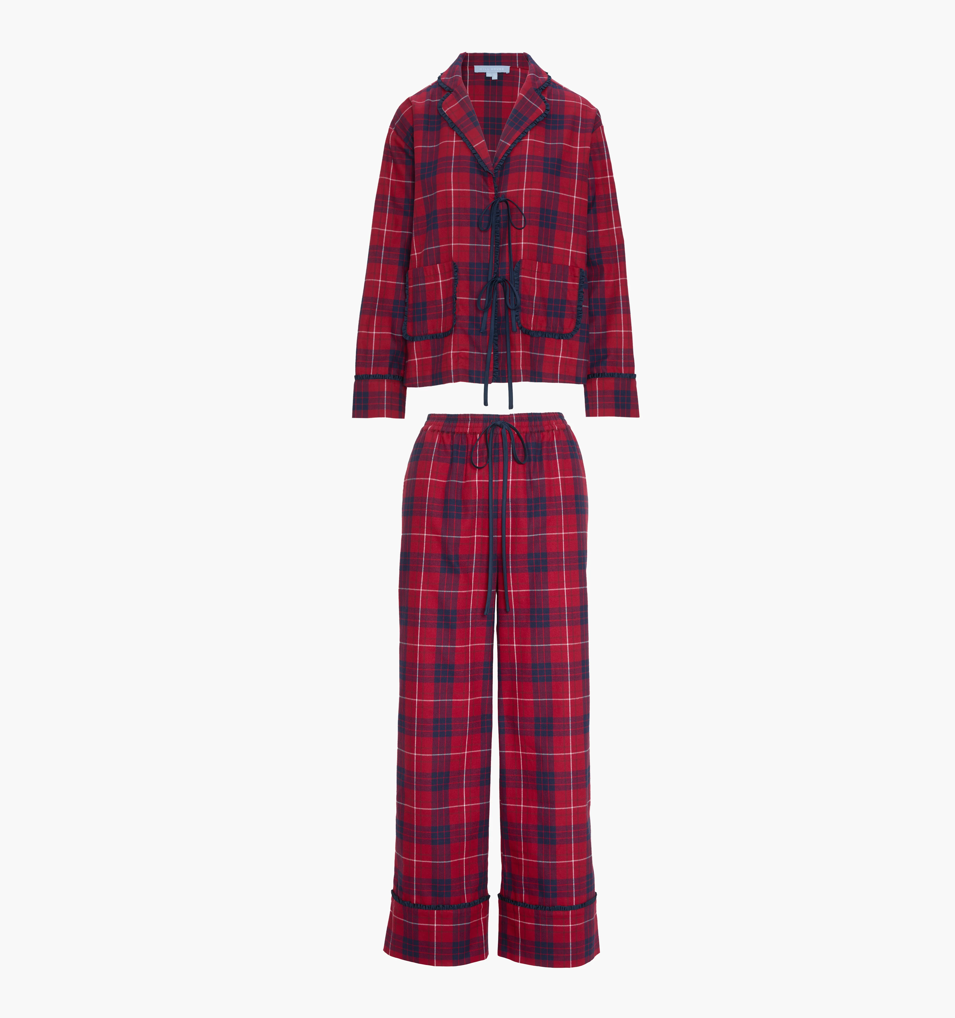 The Steffy PJ Set - Cherry Tartan - Image 6