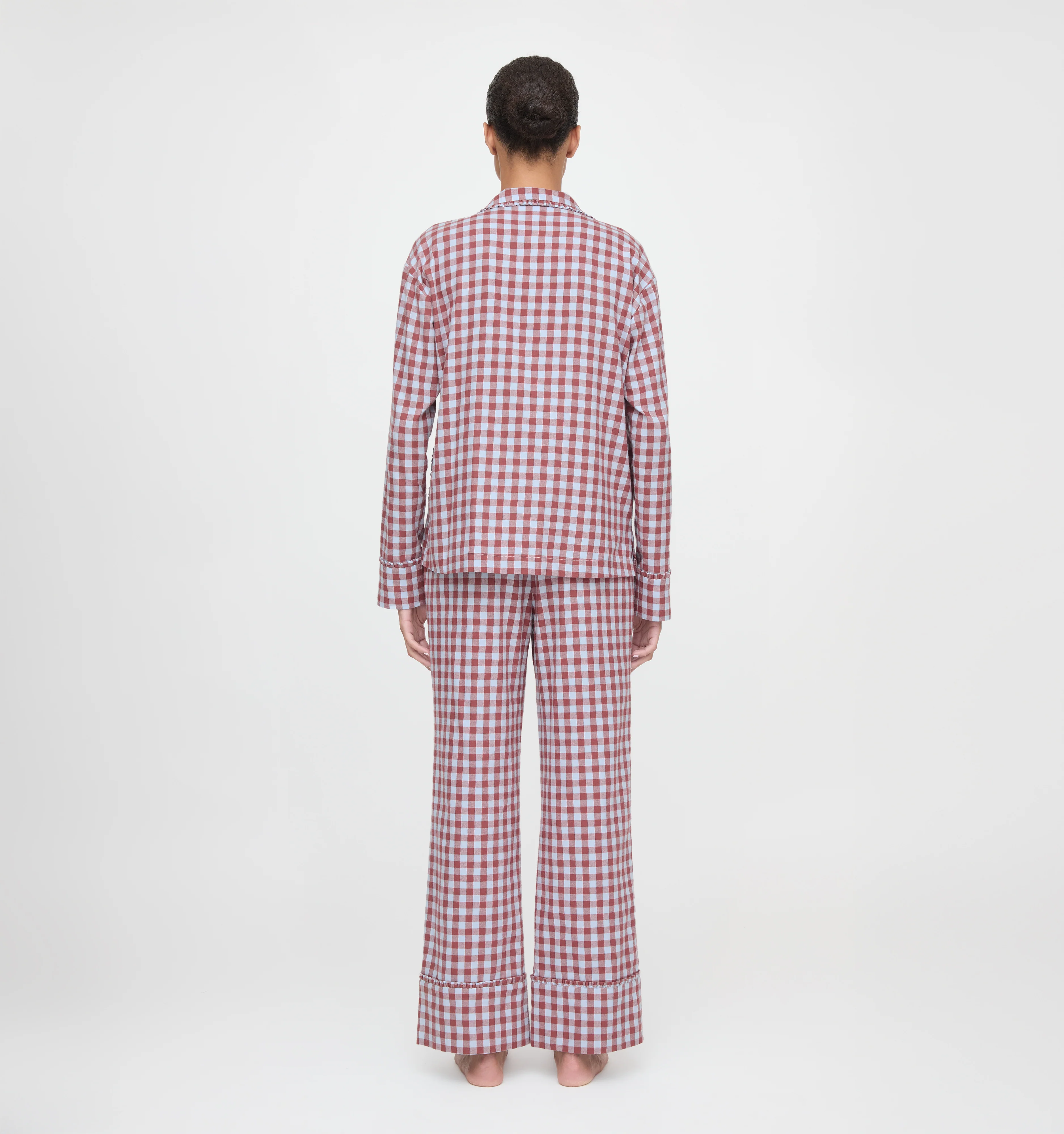 The Steffy PJ Set - Sienna Check - Image 8